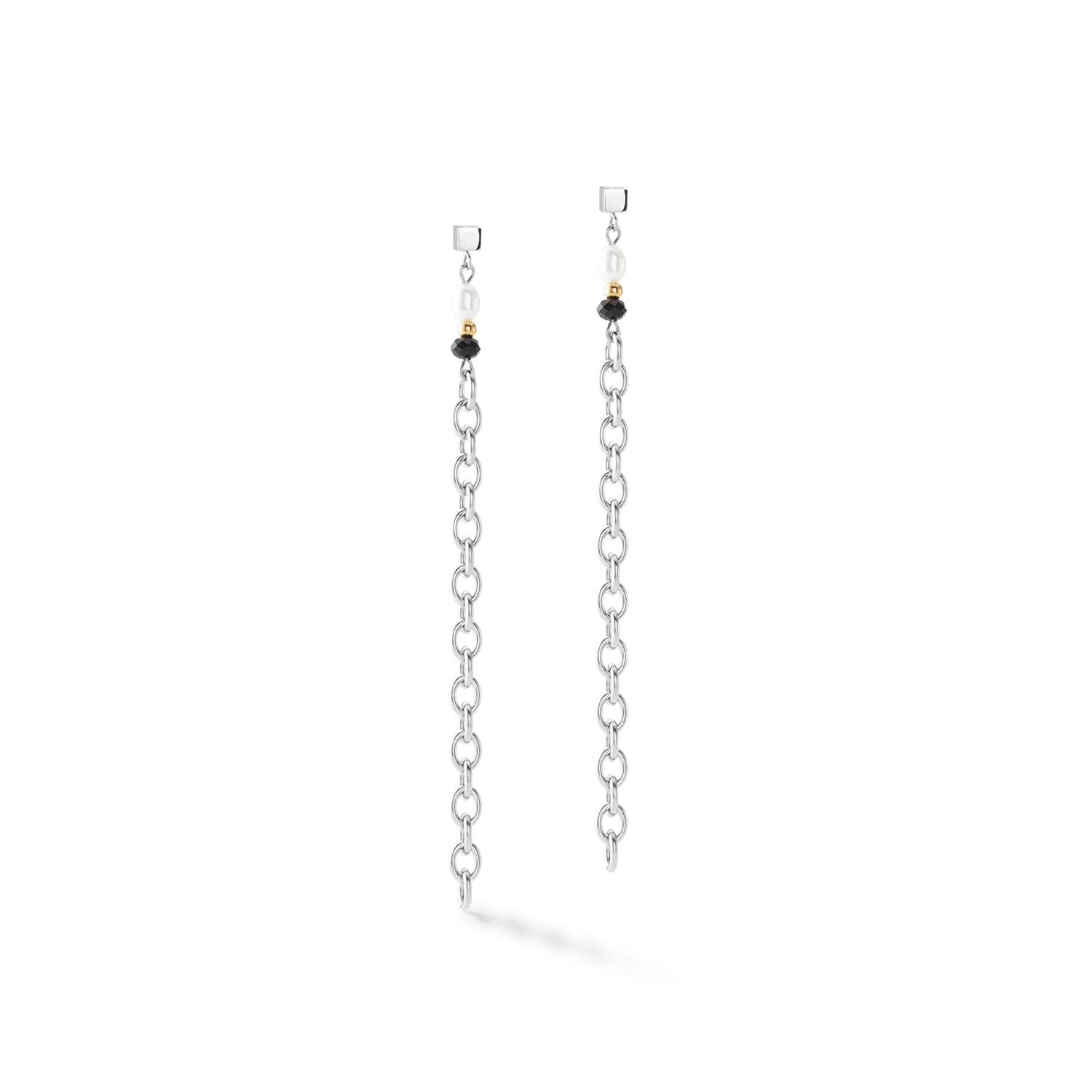 Art Deco Elegance earrings bicolour - Image 5