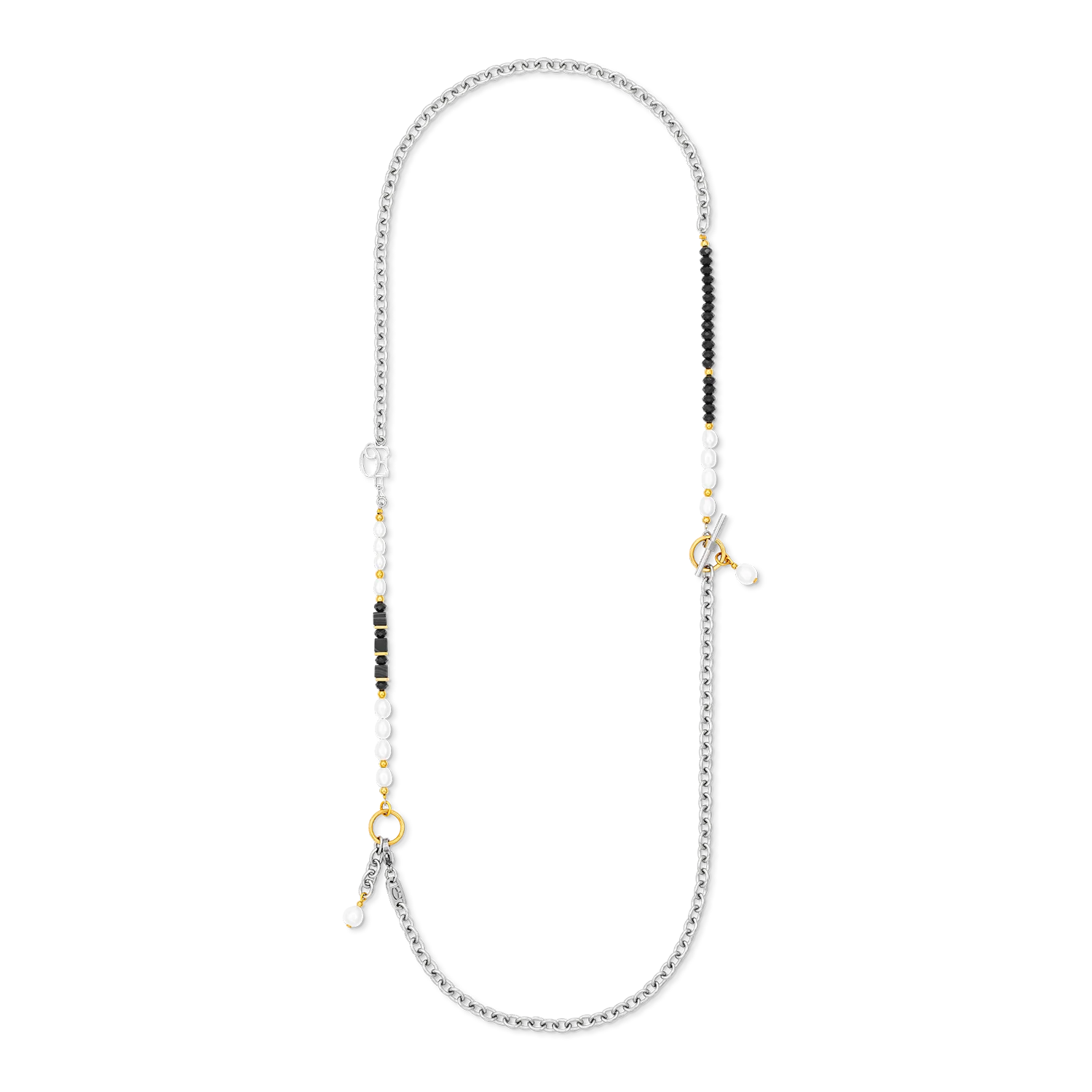 Art Deco Elegance necklace bicolour - Image 6