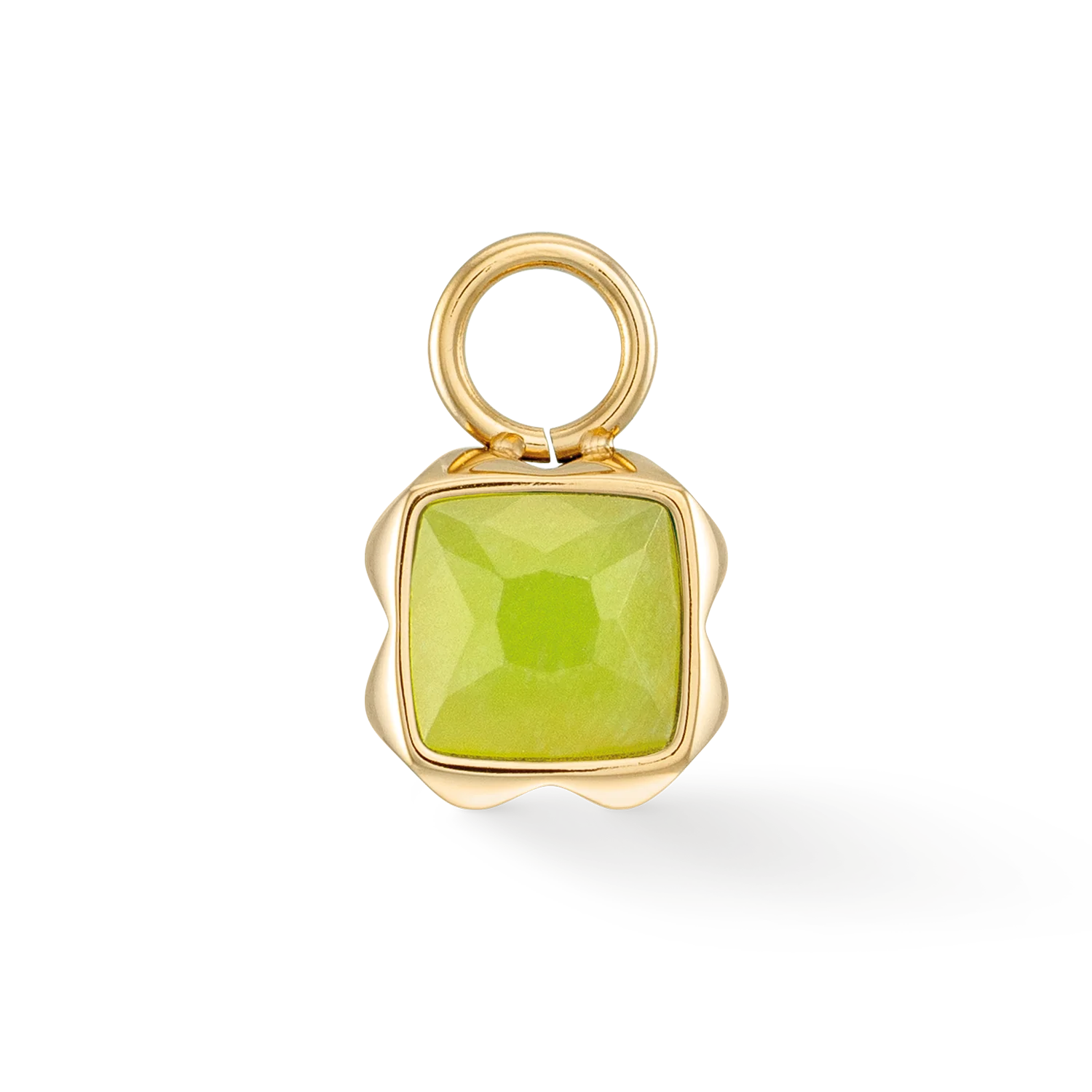 Birthstone August Charm Green Jade Gold - Image 2
