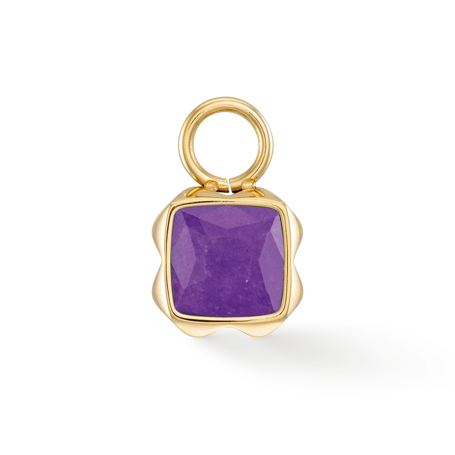 Birthstone February Charm Sugilite Gold - Image 2