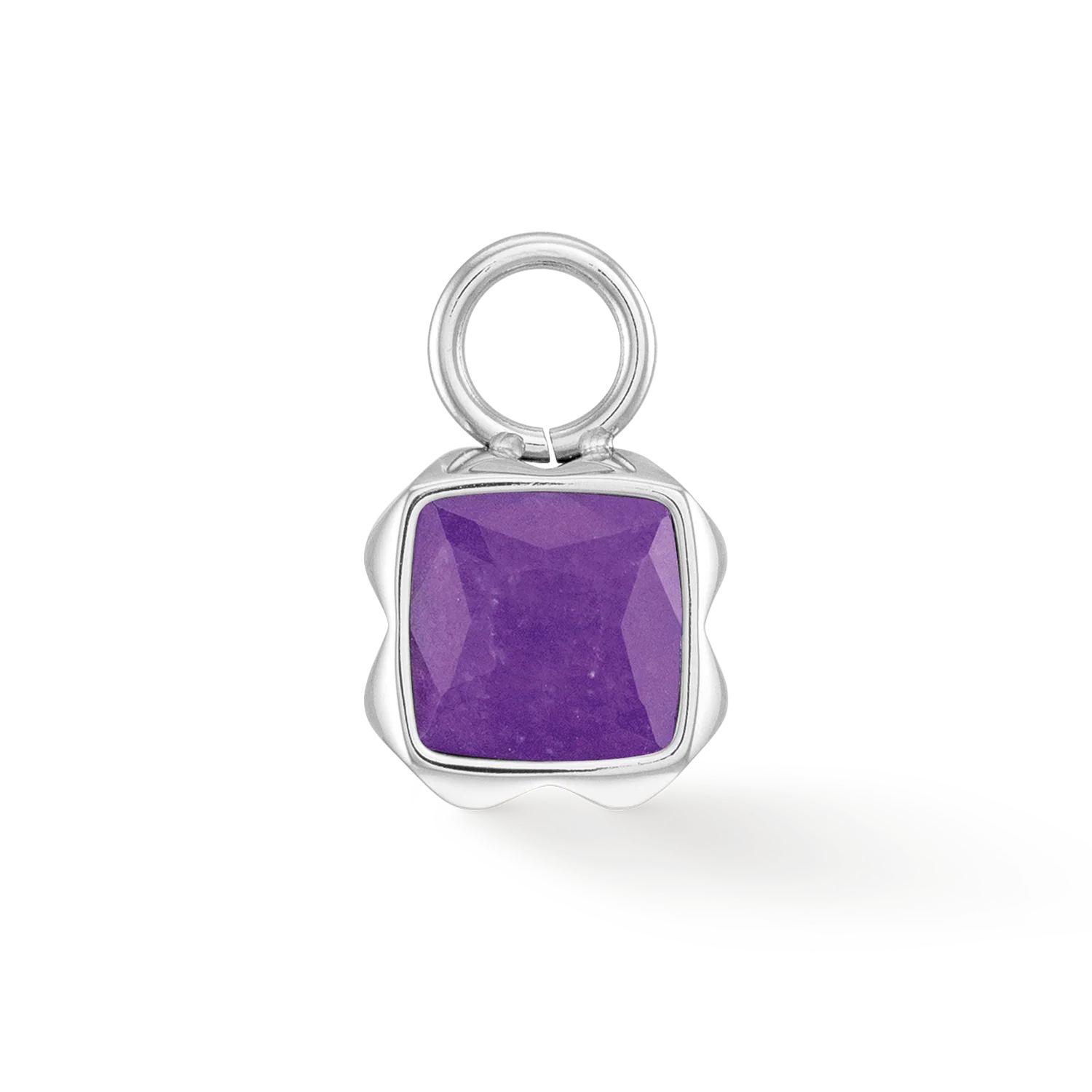 Birthstone February Charm Sugilite Silver - Image 2