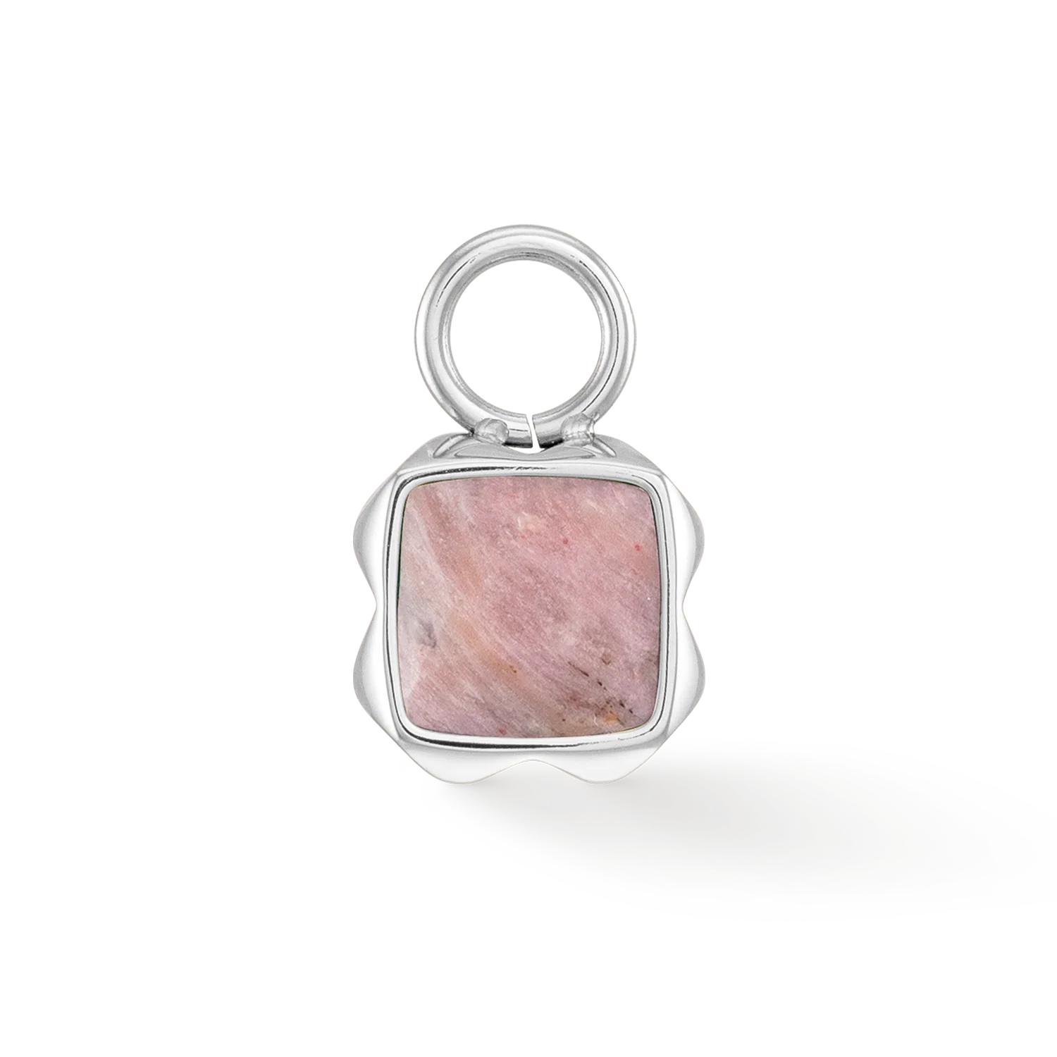 Birthstone July Charm Rhodochrosite Silver - Image 2