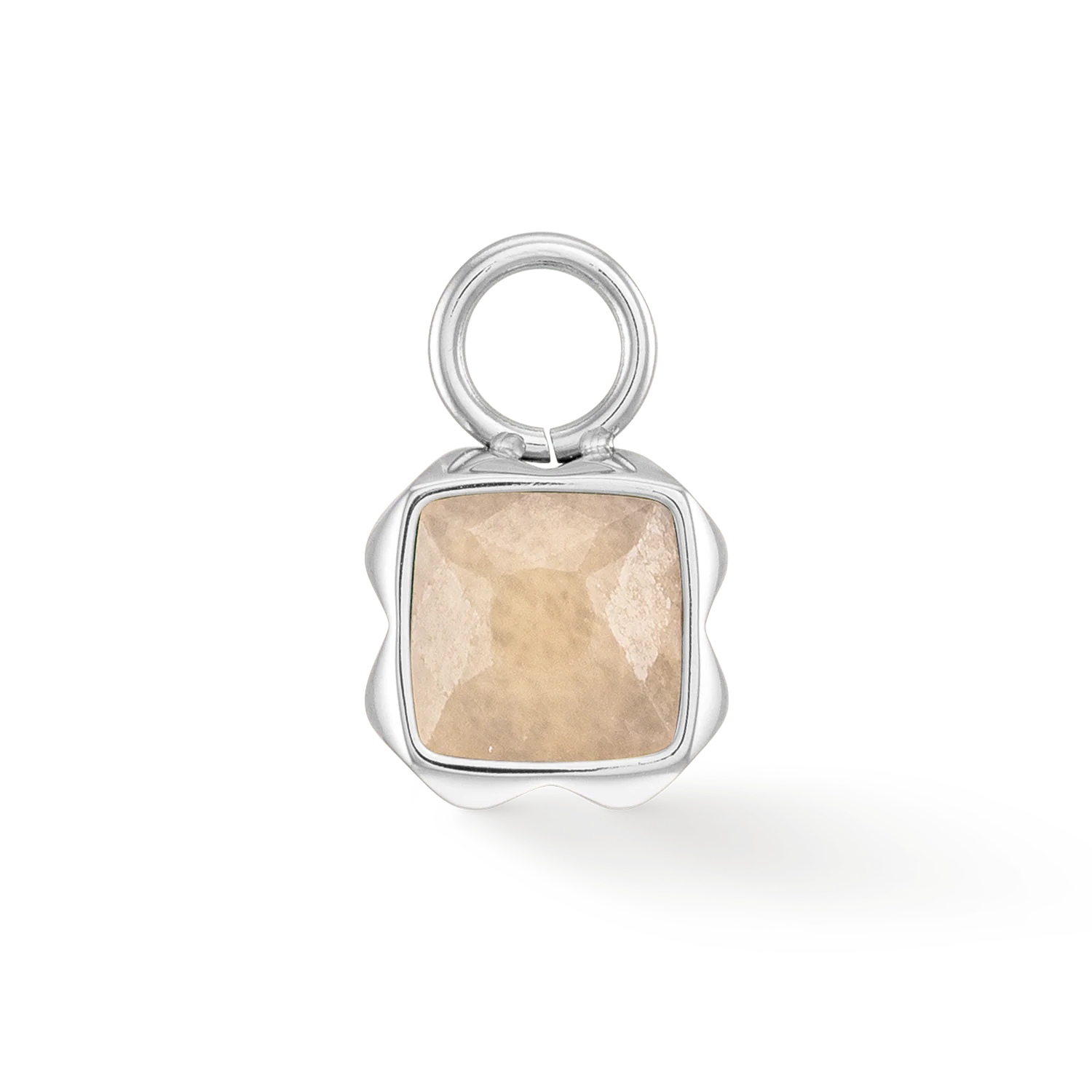 Birthstone June Charm Cream Jade Silver - Image 2