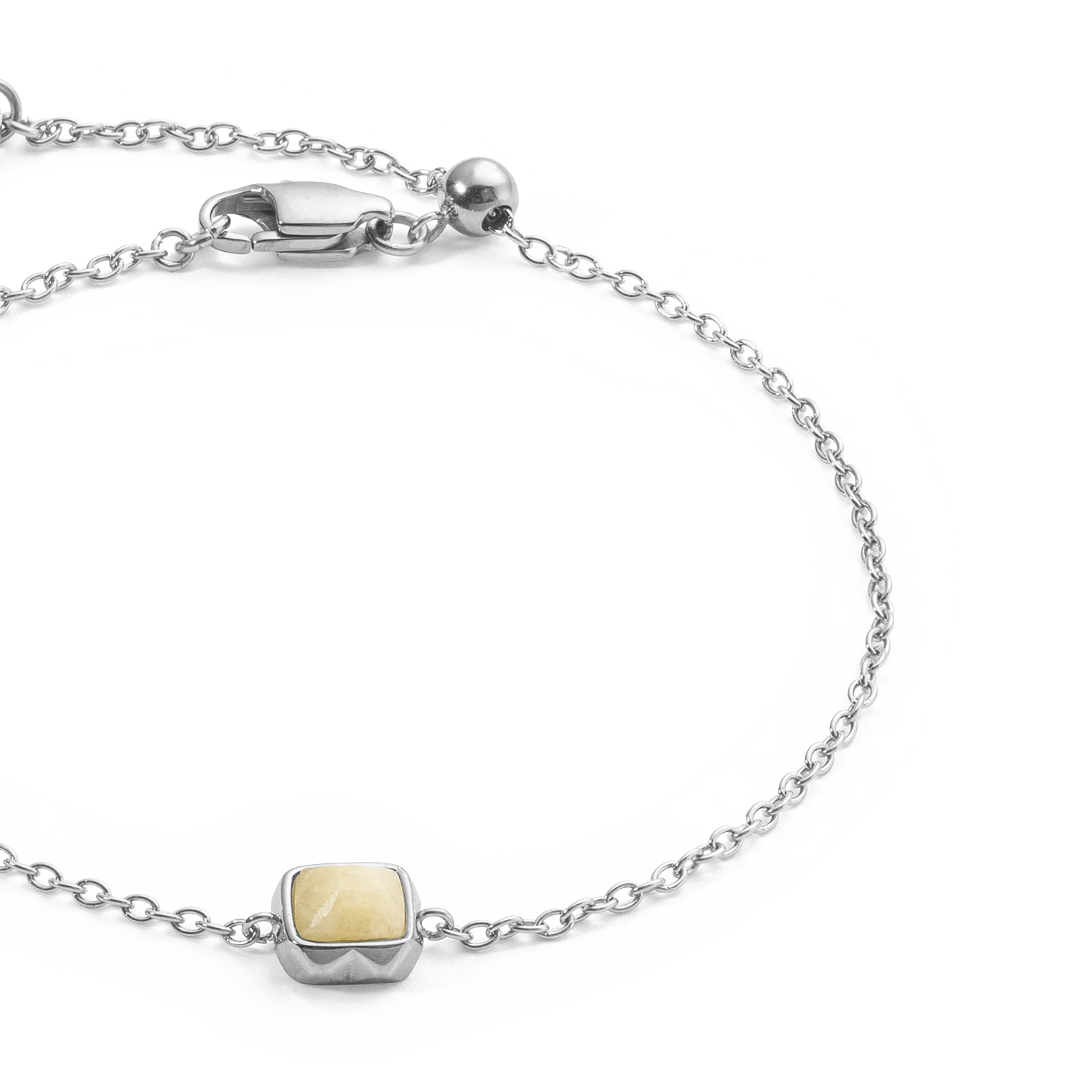 Birthstone November Bracelet Citrine Silver - Image 2