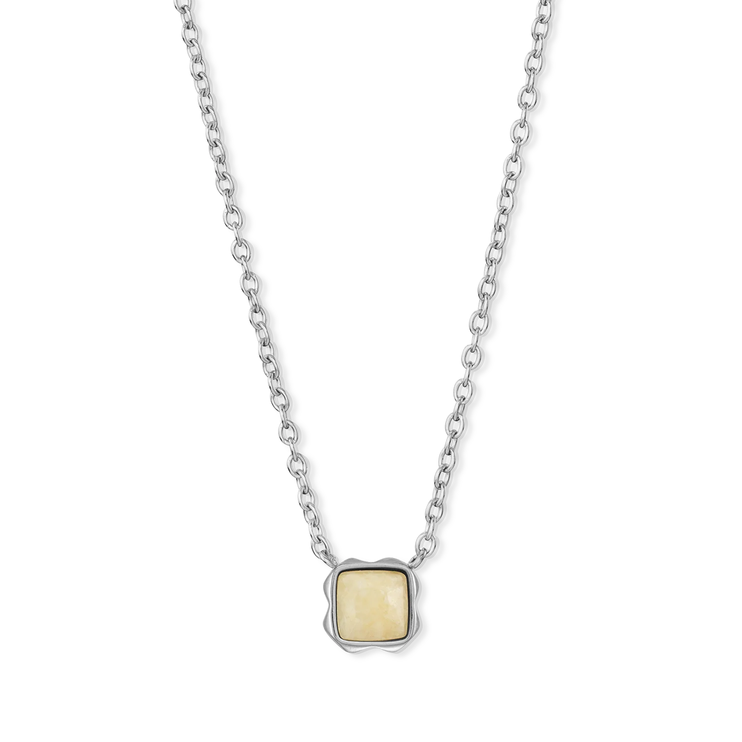 Birthstone November Necklace Citrine Silver - Image 2