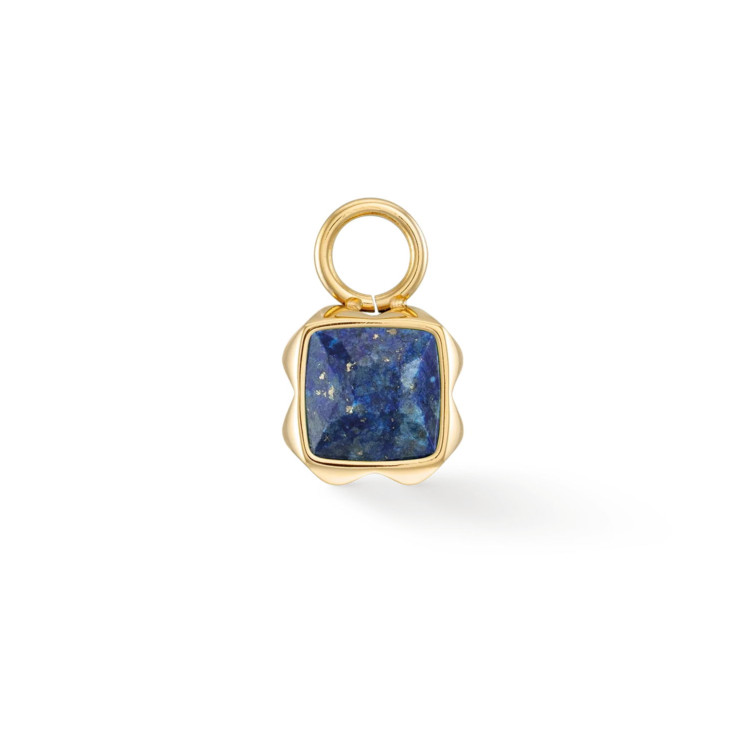 Birthstone September Charm Lapis Lazuli Gold