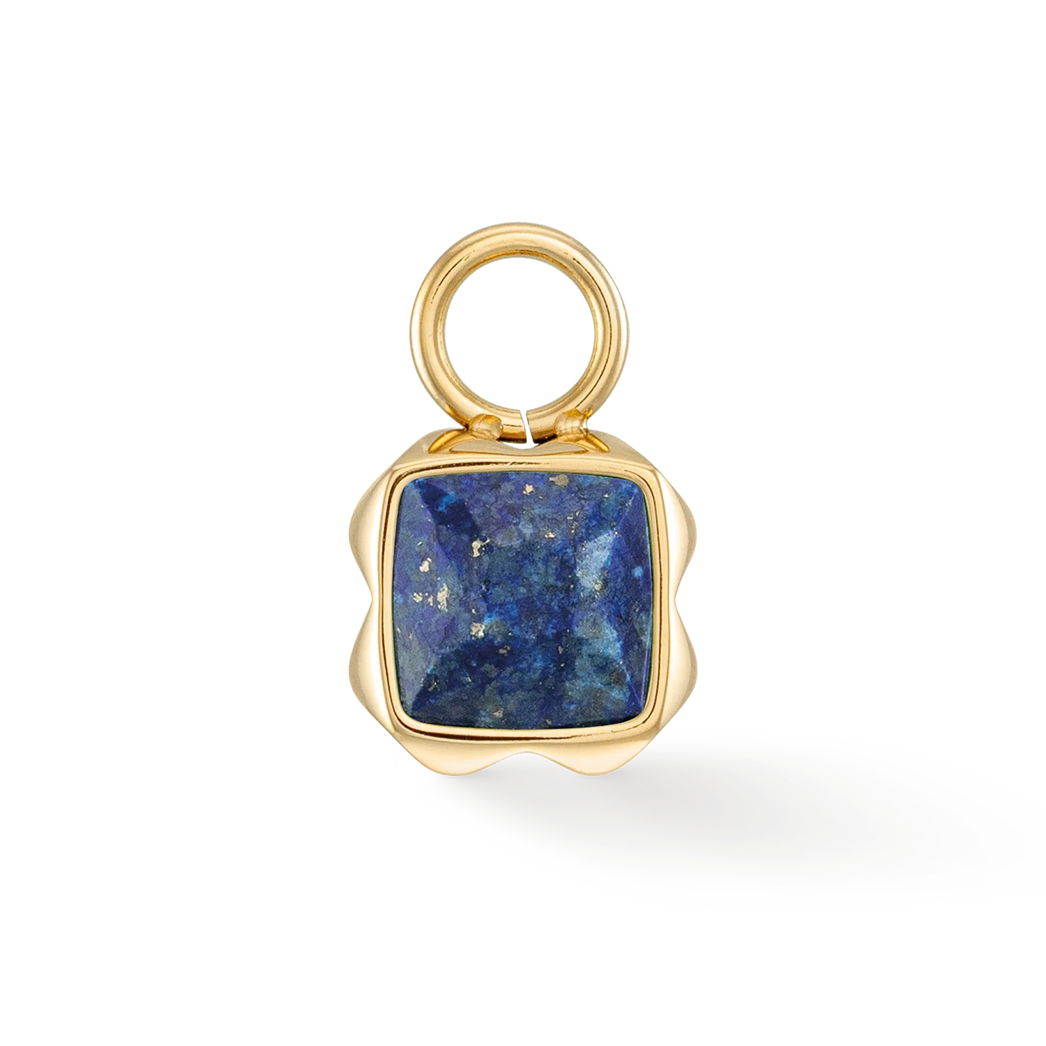 Birthstone September Charm Lapis Lazuli Gold - Image 2