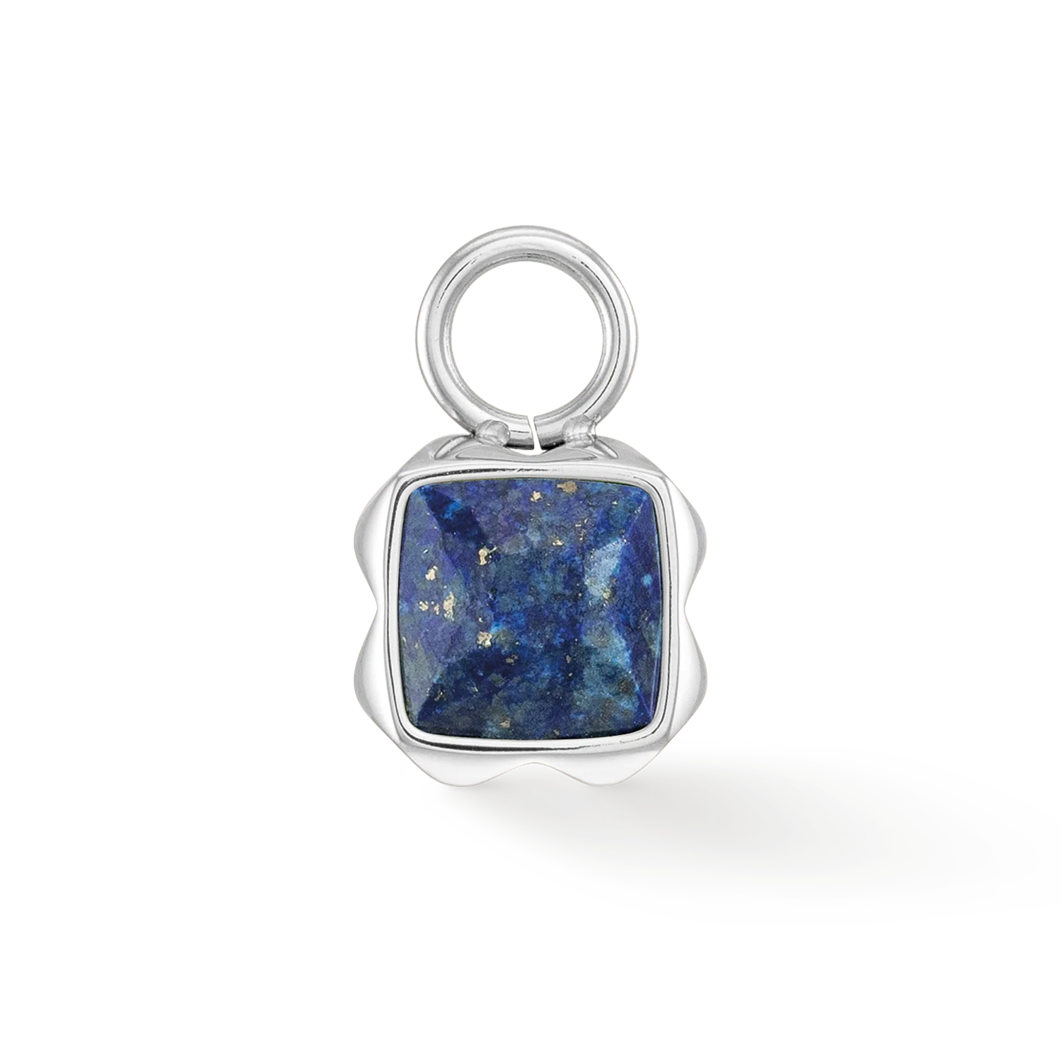 Birthstone September Charm Lapis Lazuli Silver - Image 2