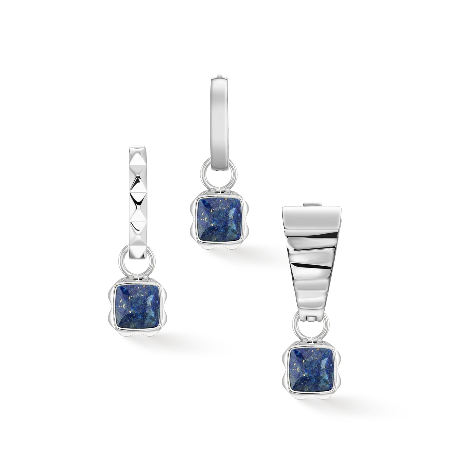 Birthstone September Charm Lapis Lazuli Silver - Image 3