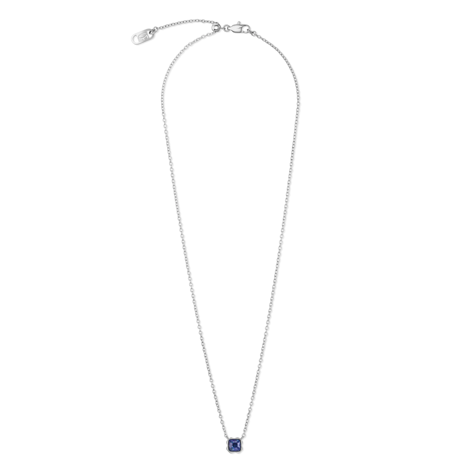 Birthstone September Necklace Lapis Lazuli Silver