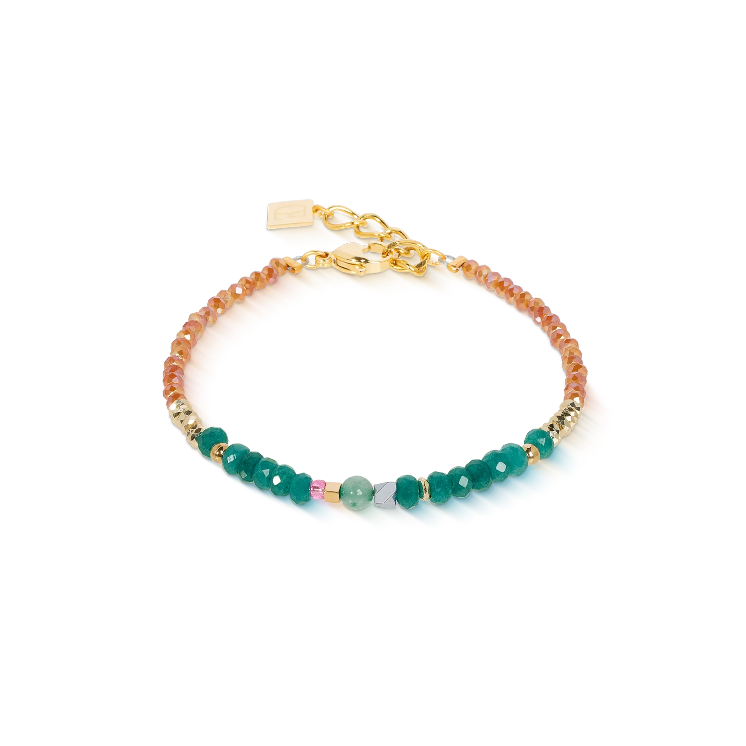 Bracelet Amulet Modern Future gold multicolour Boho