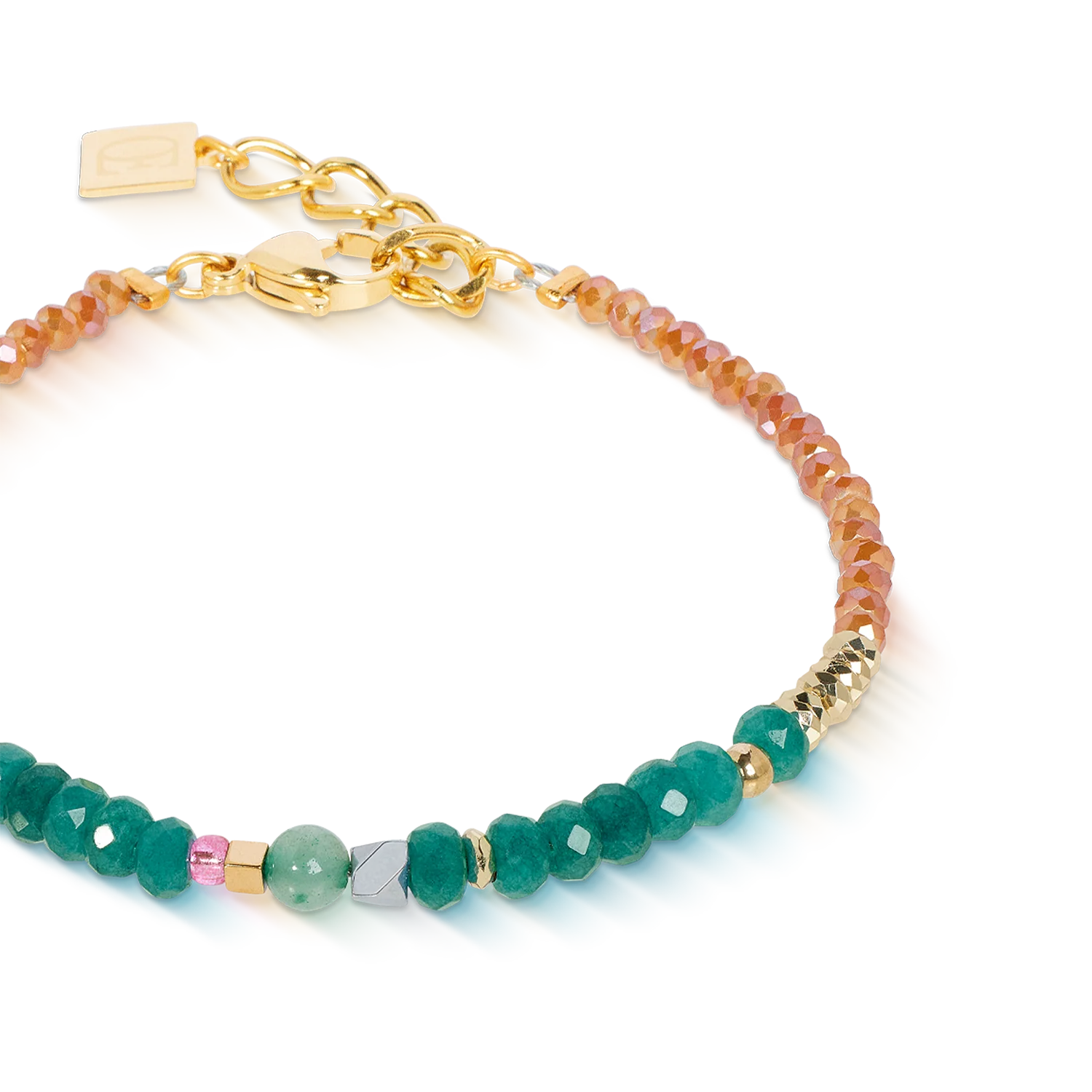 Bracelet Amulet Modern Future gold multicolour Boho - Image 2