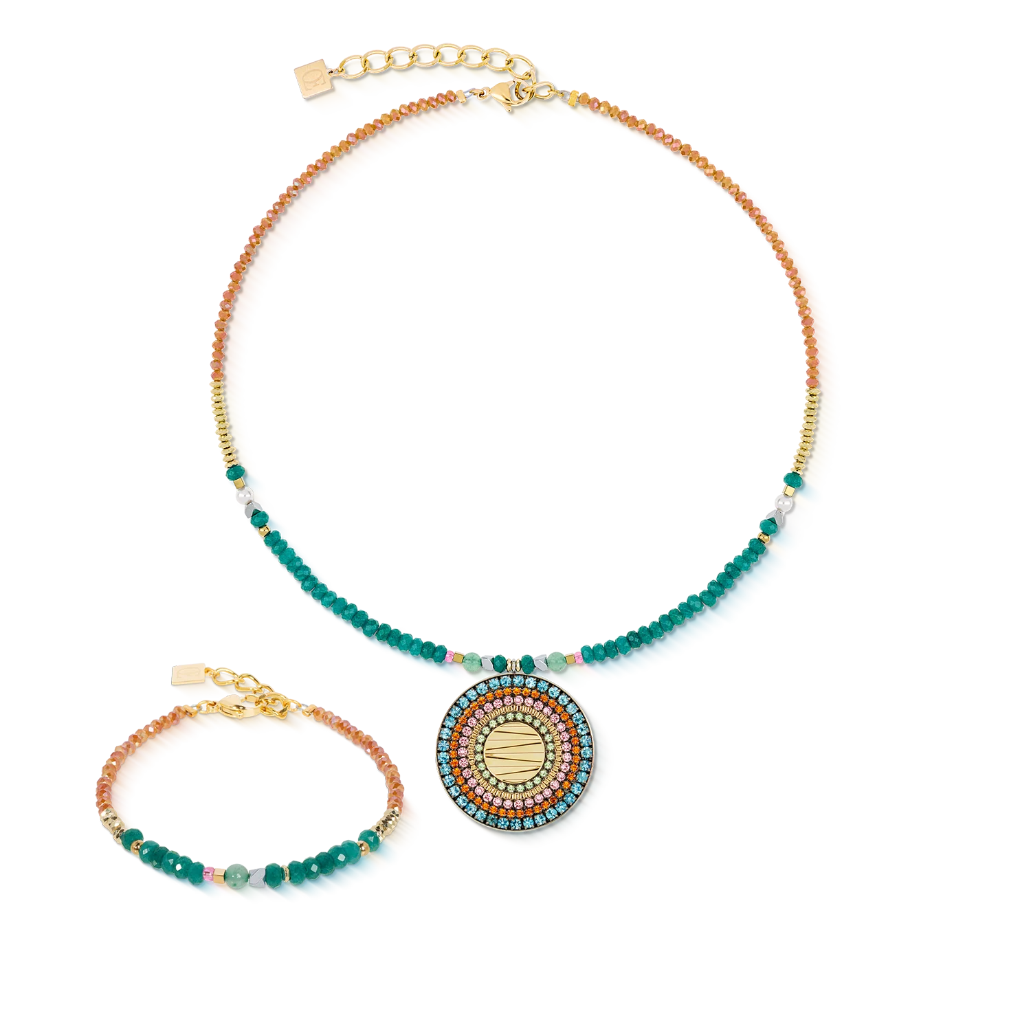 Bracelet Amulet Modern Future gold multicolour Boho - Image 3