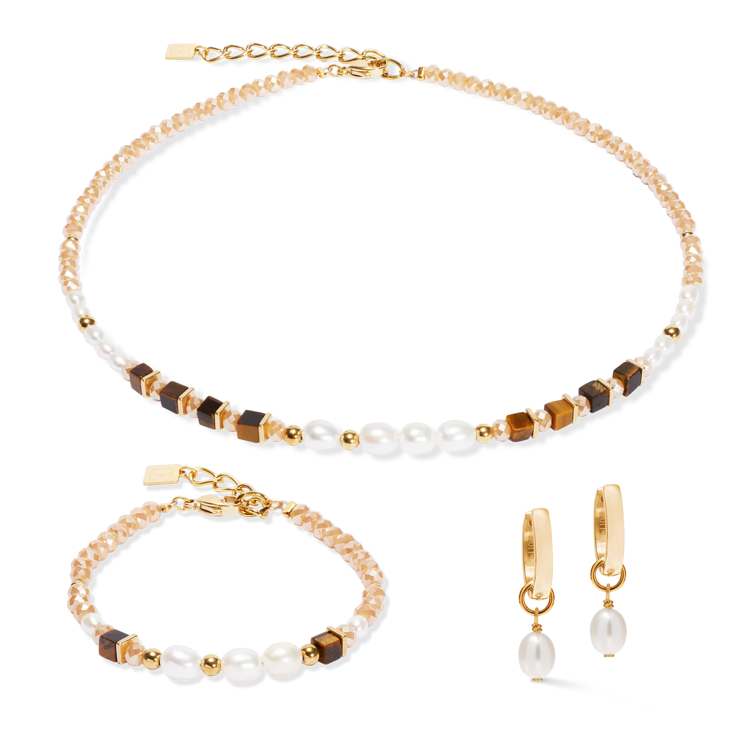 Bracelet Cosmic Pearls deep gold - Image 3
