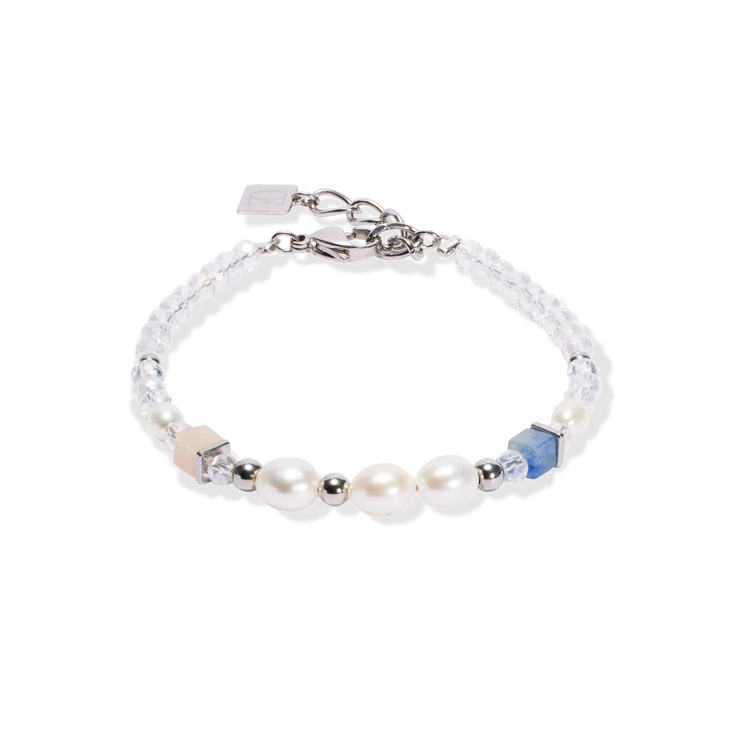 Bracelet Cosmic Pearls soft silver
