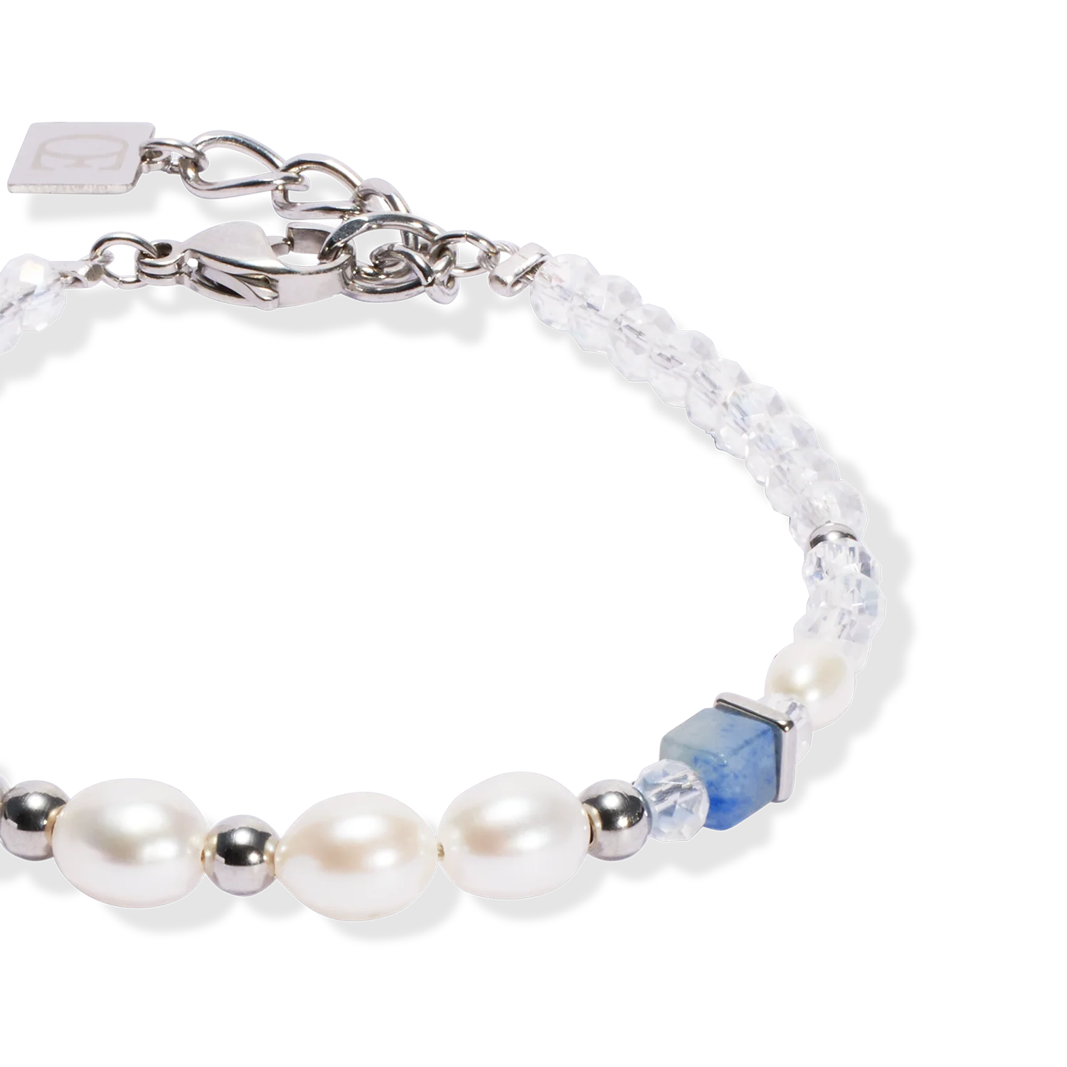 Bracelet Cosmic Pearls soft silver - Image 2