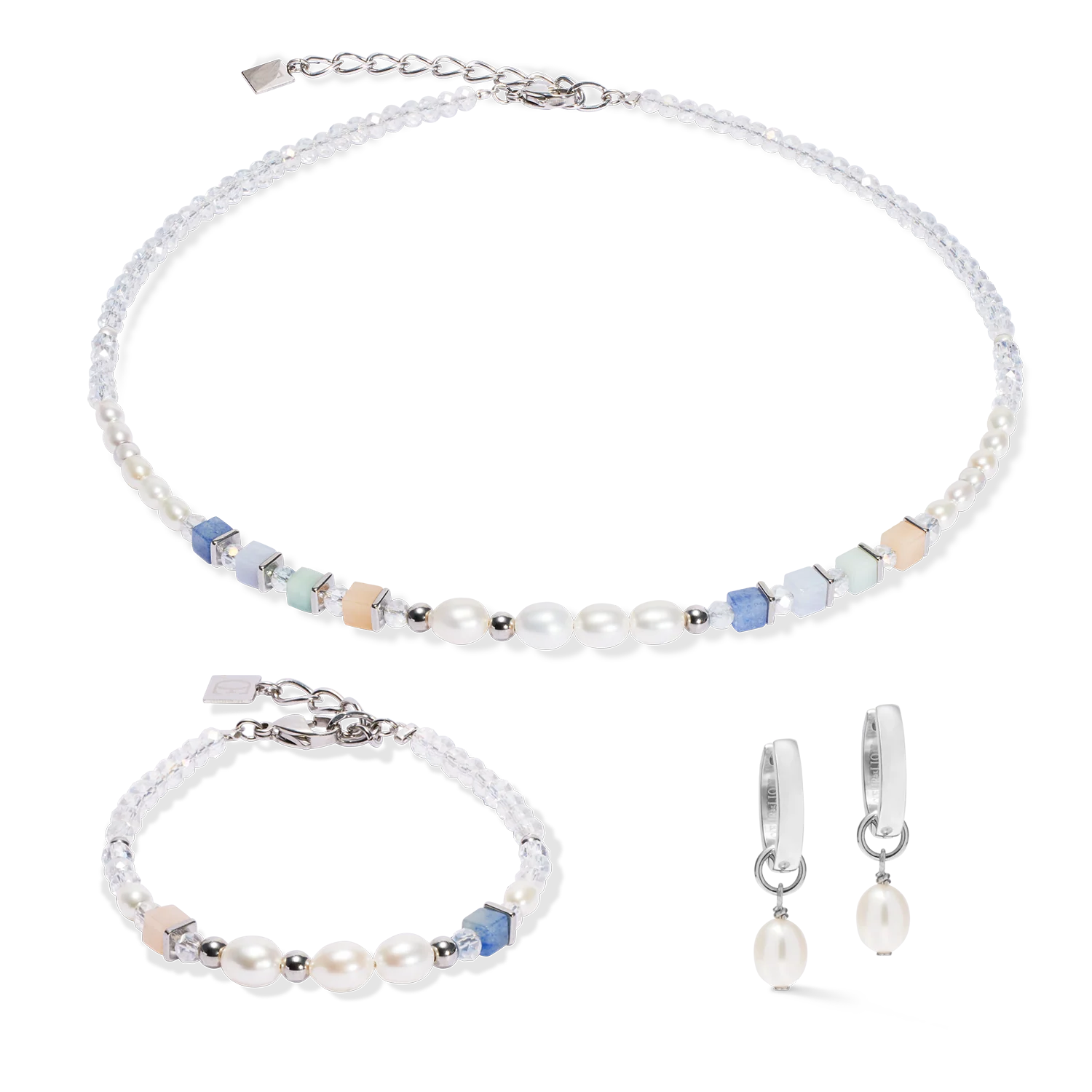 Bracelet Cosmic Pearls soft silver - Image 3