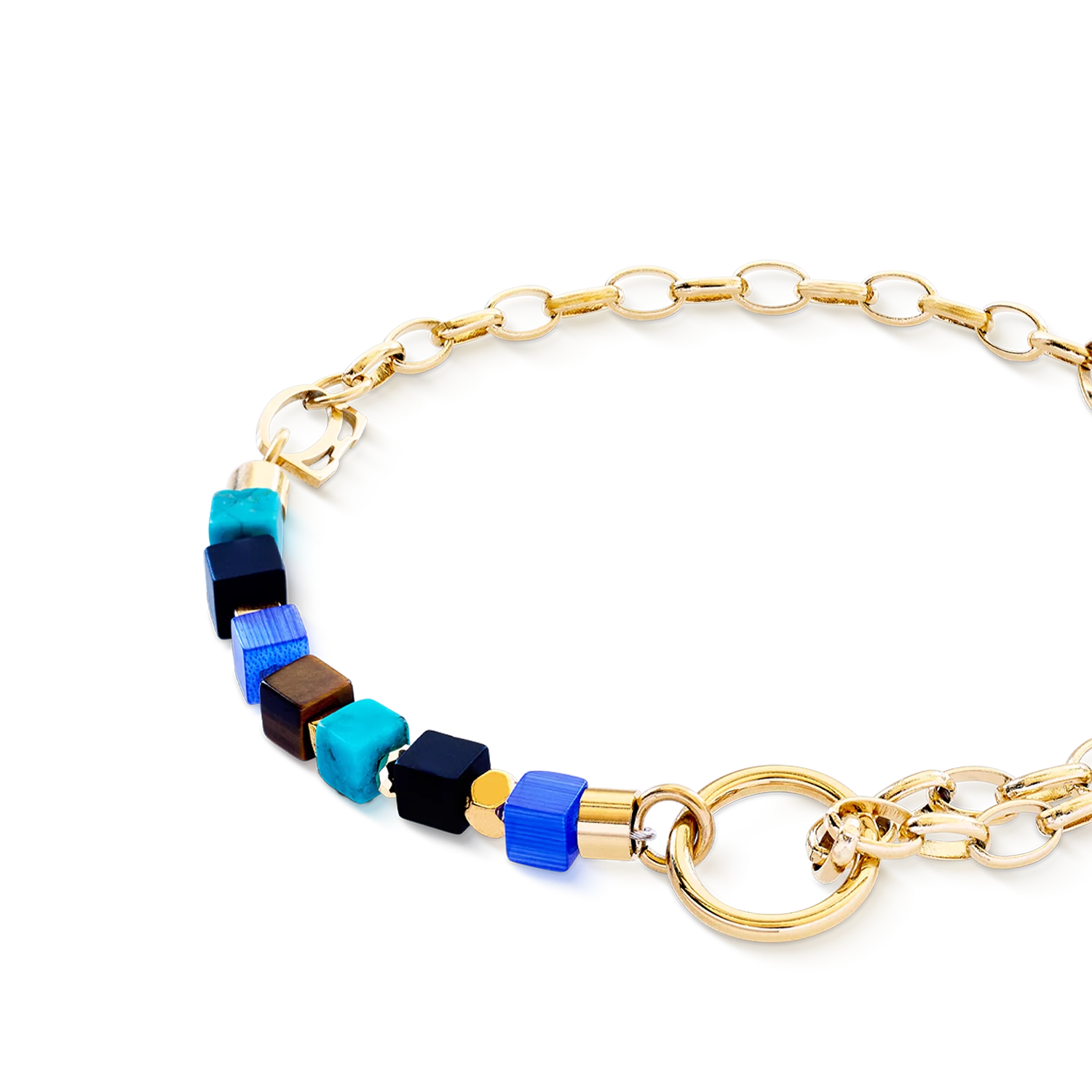 Bracelet Cube Mosaic Lagoon gold - Image 2