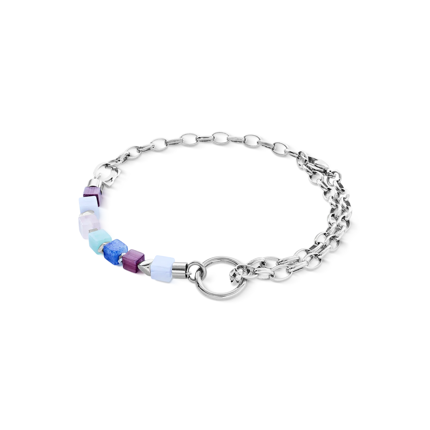 Bracelet Cube Mosaic Lumina Silver