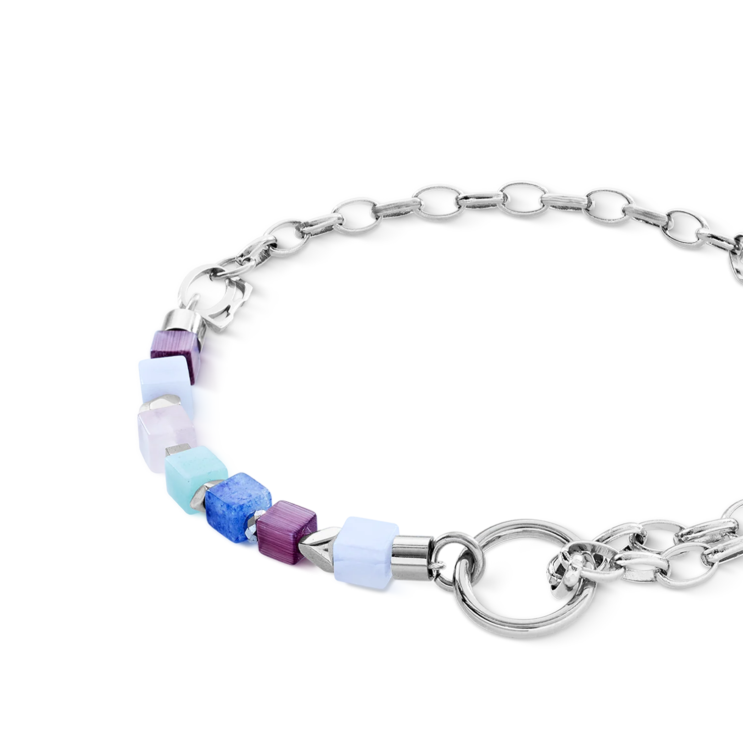 Bracelet Cube Mosaic Lumina Silver - Image 2