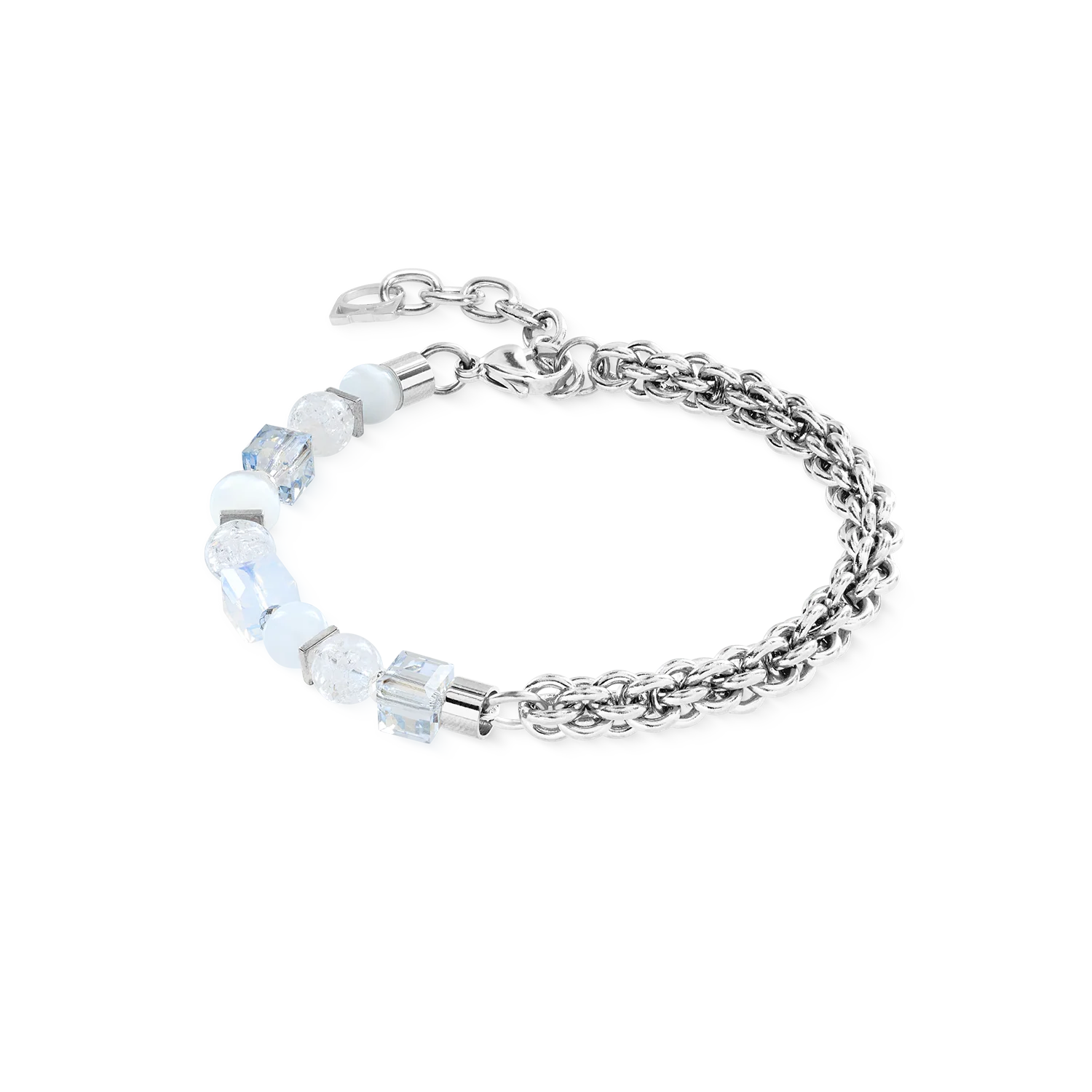 Bracelet Cube Nexus silver-white