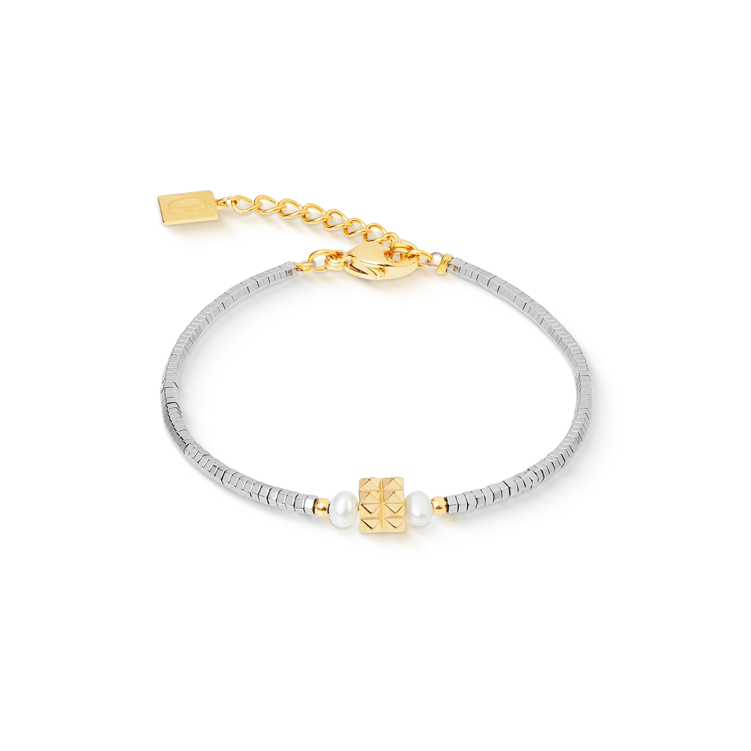 Bracelet Edge & Grace silver-gold