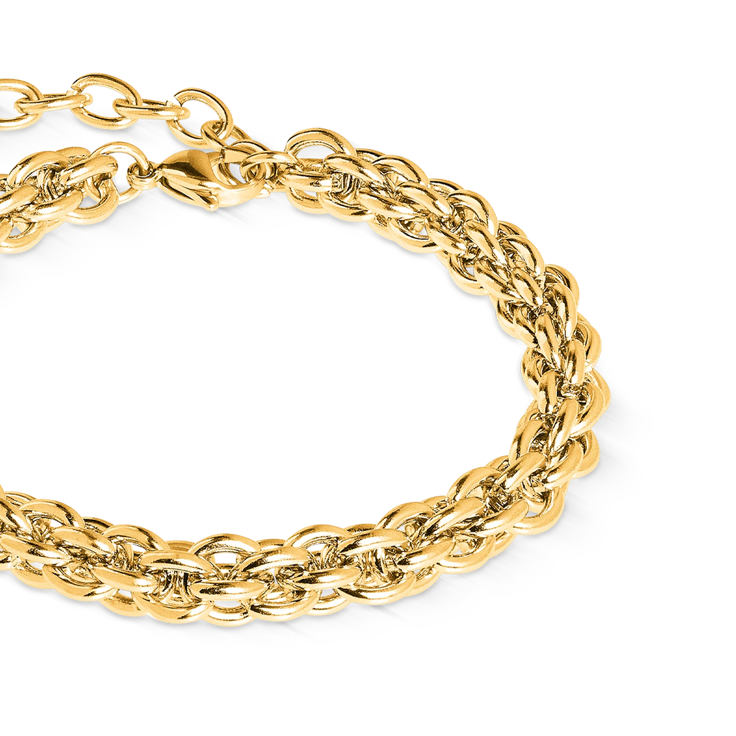 Bracelet Mesh Chain Classic gold - Image 2