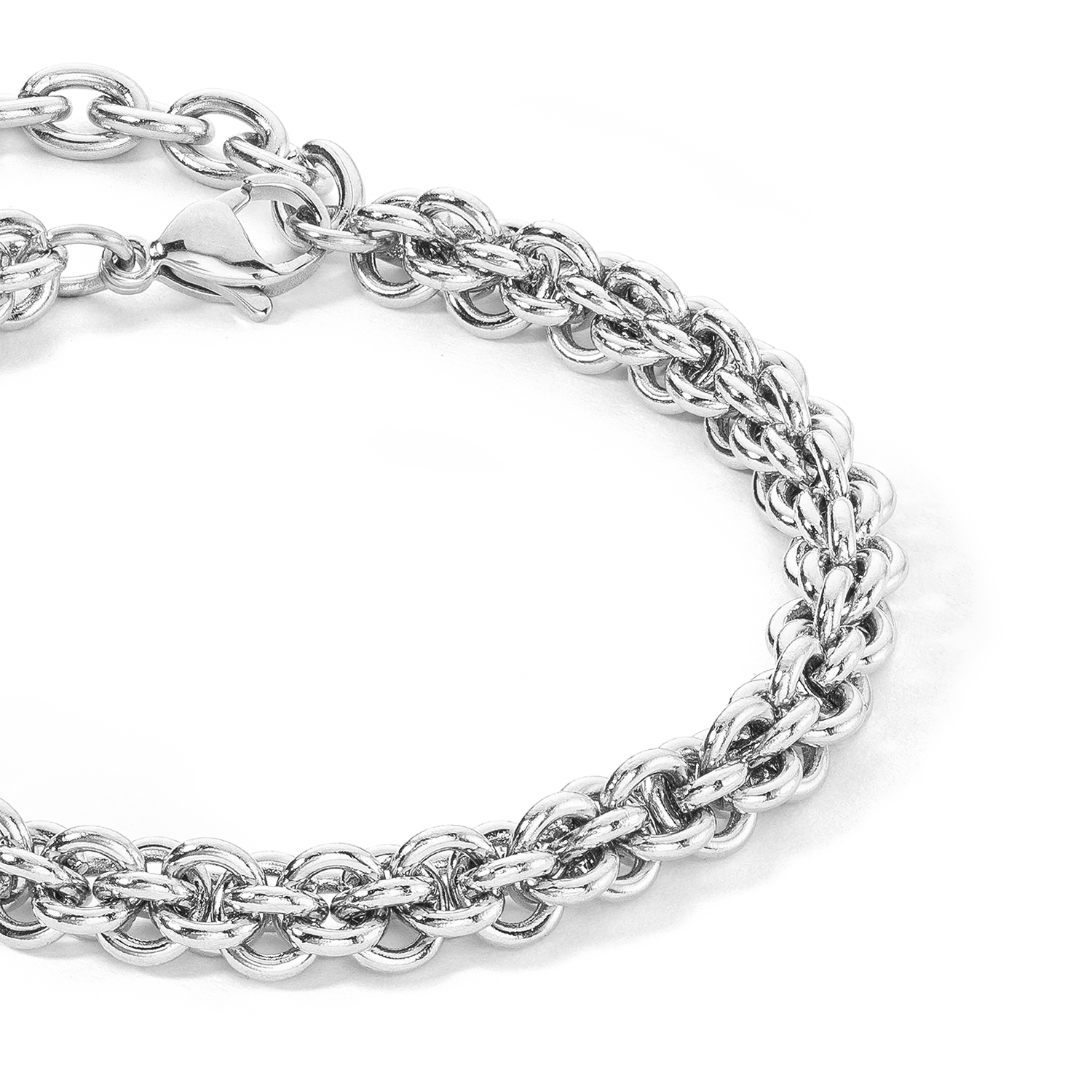 Bracelet Mesh Chain silver - Image 2