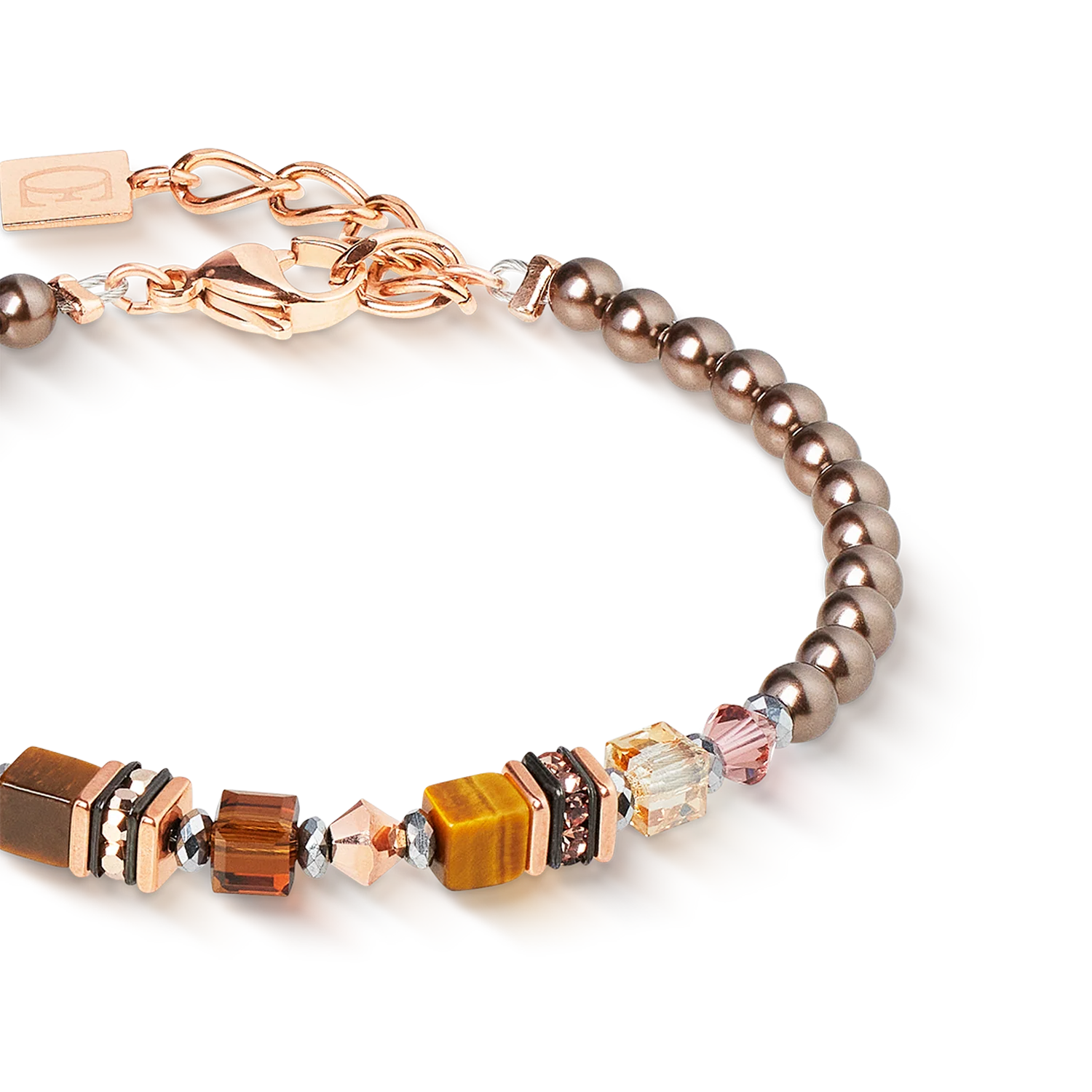 Bracelet Princess Earth Glow rose gold-brown - Image 2