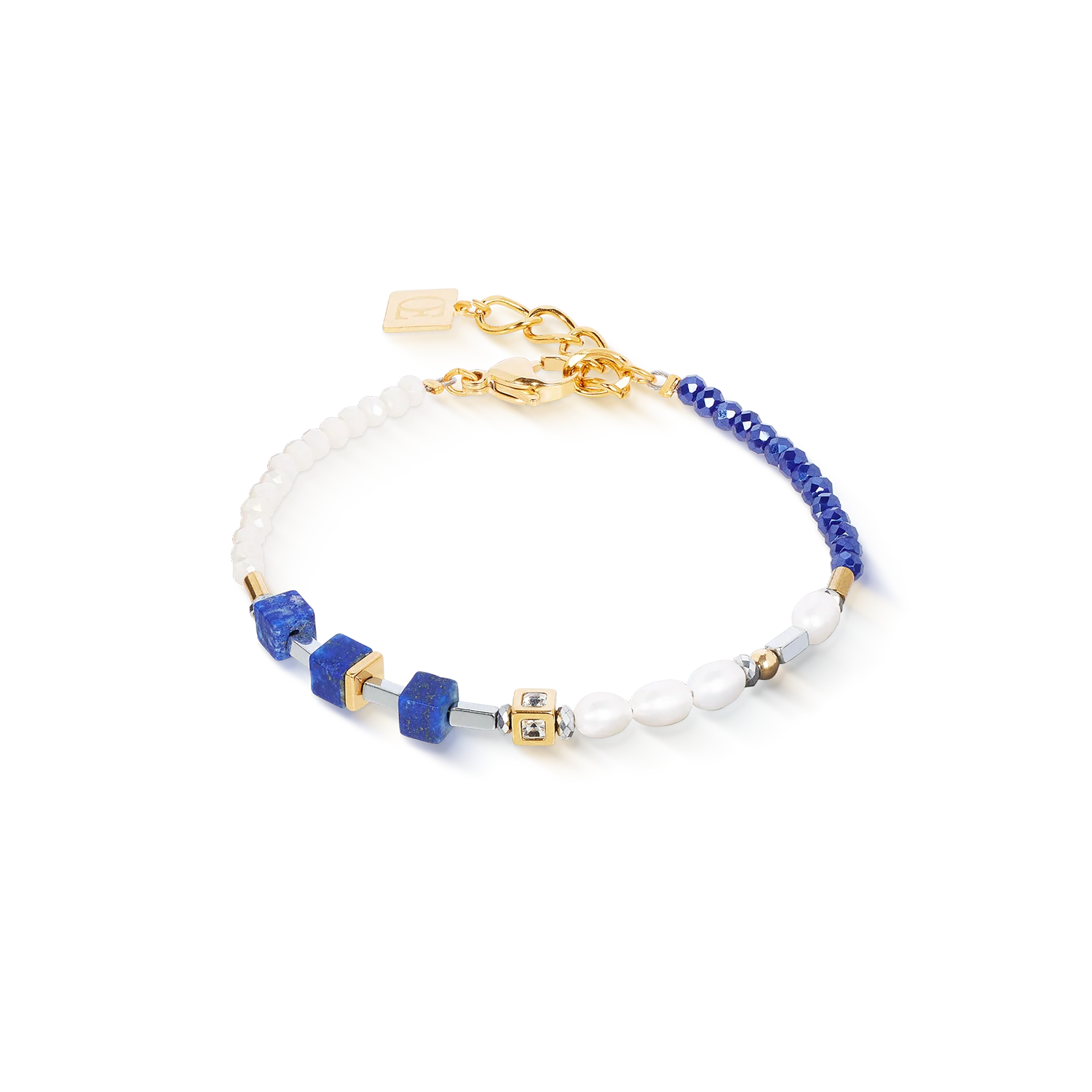 Bracelet Princess Fusion Pearls Lapis Lazuli