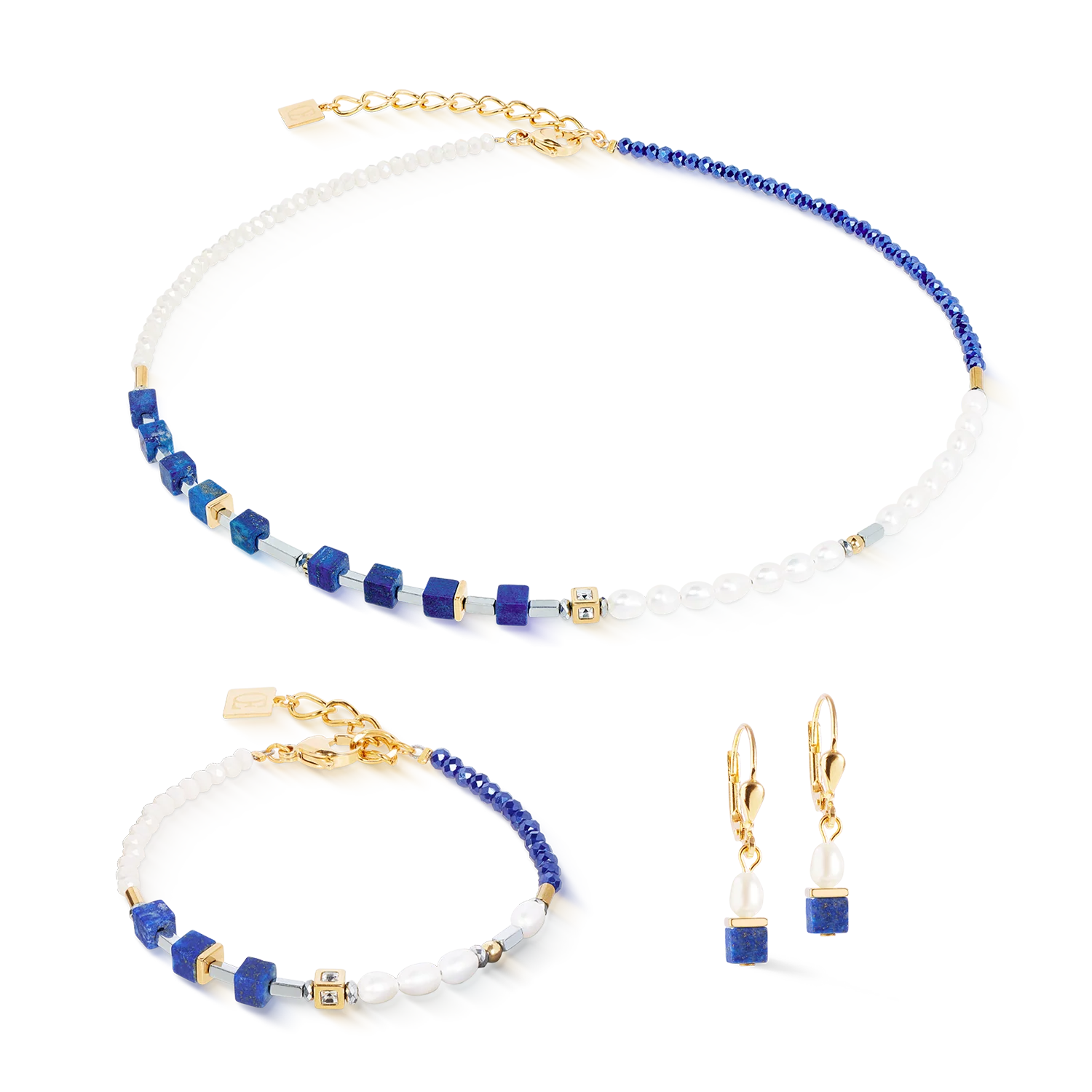 Bracelet Princess Fusion Pearls Lapis Lazuli - Image 3