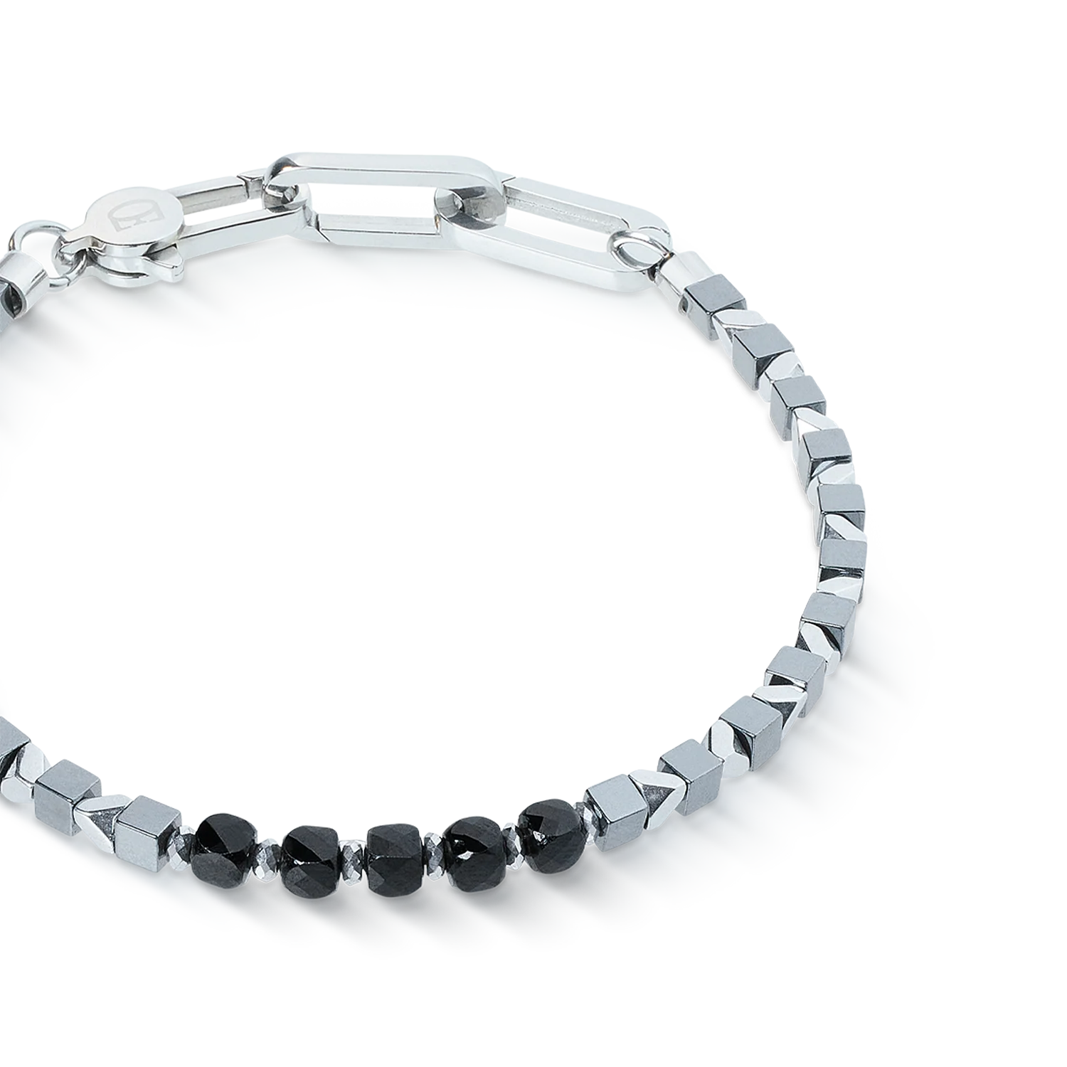 Bracelet Pulse Line Spinel black-silver - Image 2