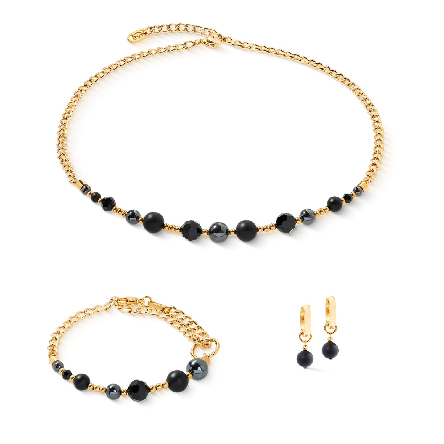 Bracelet Pure Spheres gold-black - Image 3