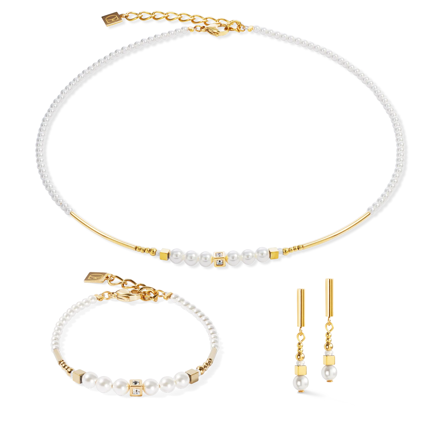 Bracelet Shimmering Princess Pearls gold-white - Image 3
