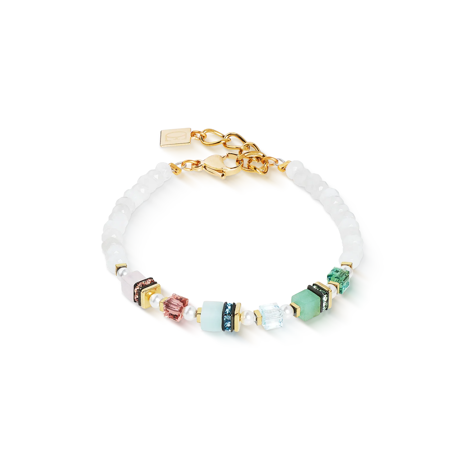 Bracelet Sparkling Princess Spikes gold-Art Nouveau