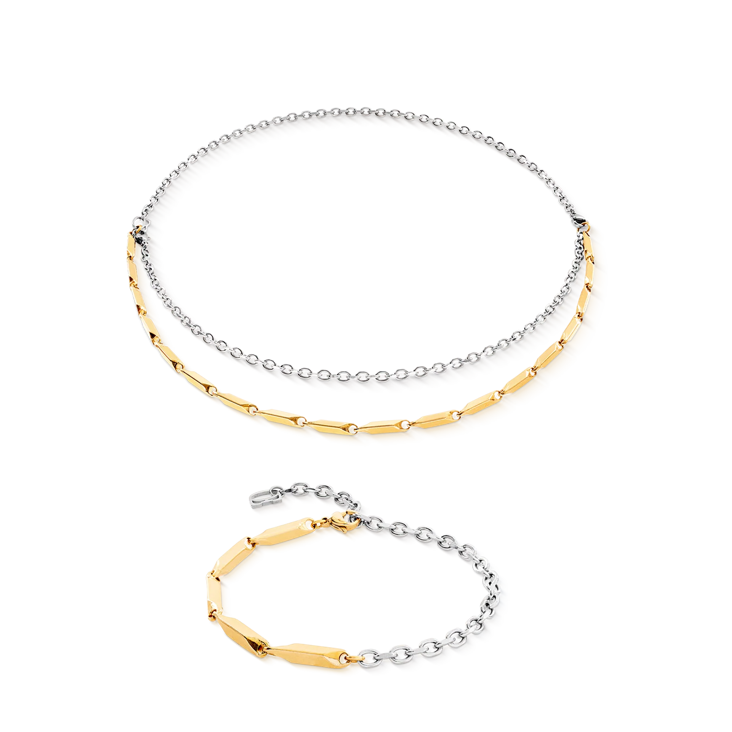 Bracelet Twisted Layers Duo bicolour - Image 3