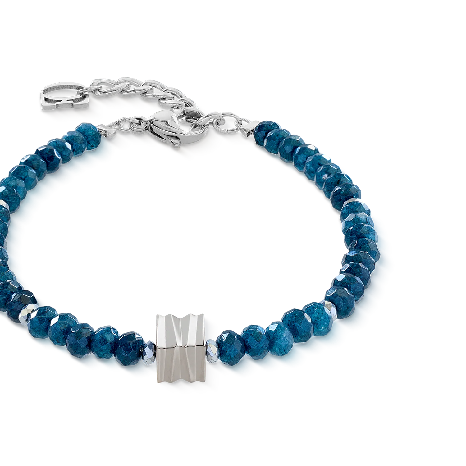 Bracelet Wave Essence Navy Jade Silver - Image 2