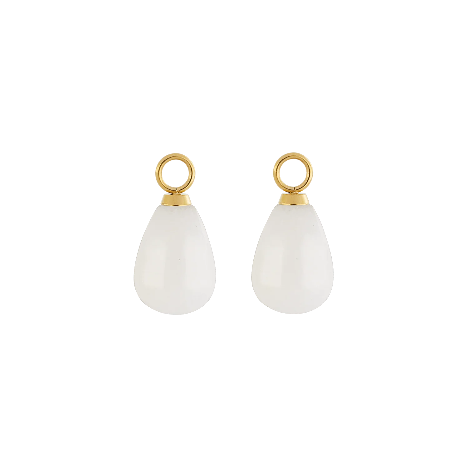 EAR ME UP Charm Drops Gold-White