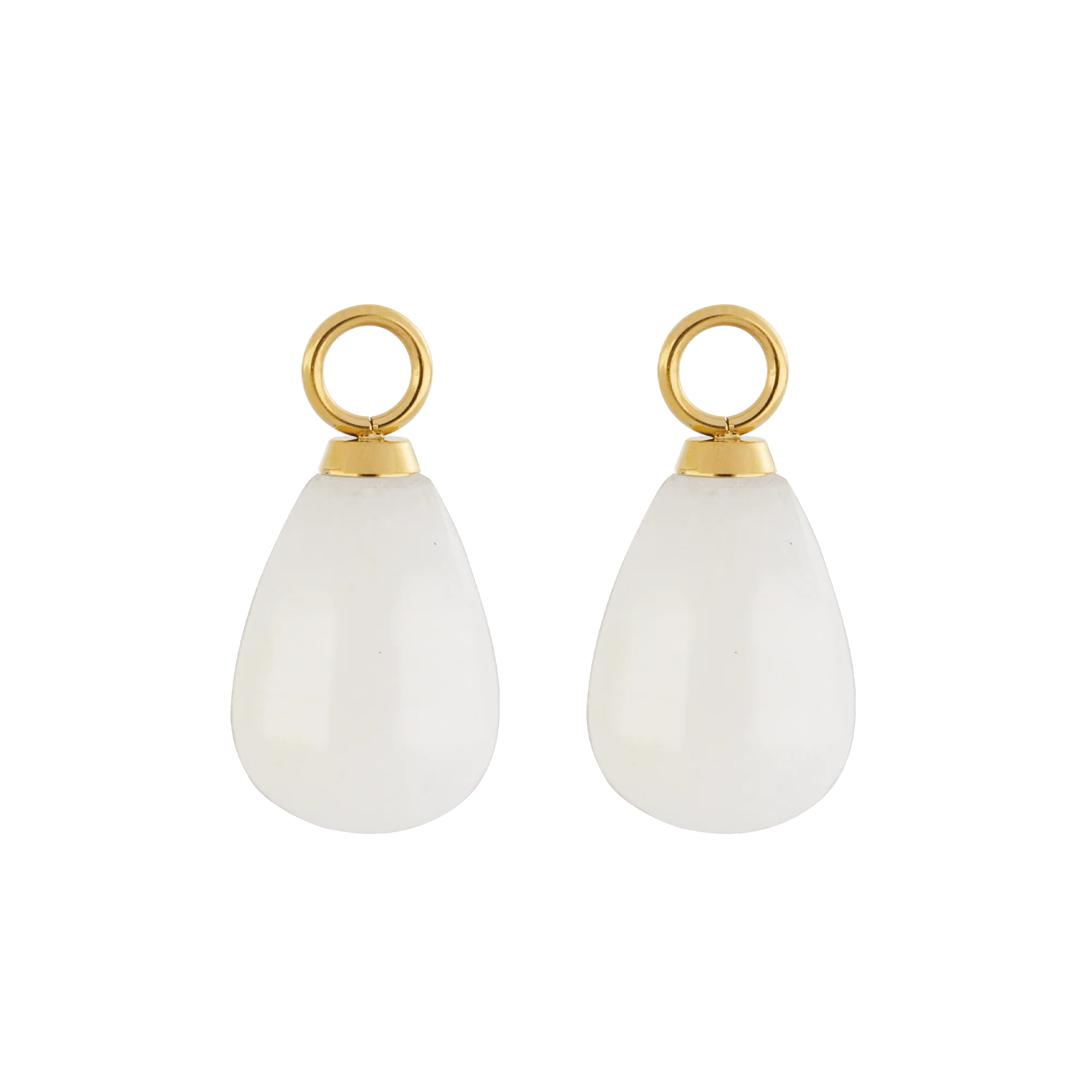 EAR ME UP Charm Drops Gold-White - Image 2