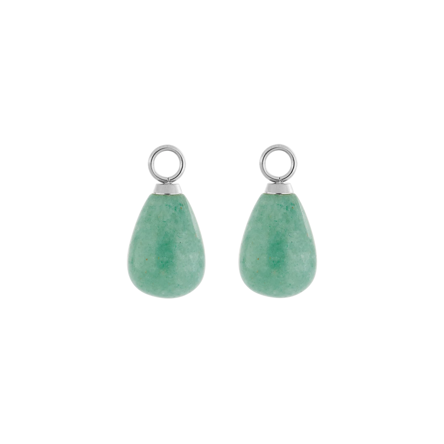 EAR ME UP Charm Drops Silver-Green
