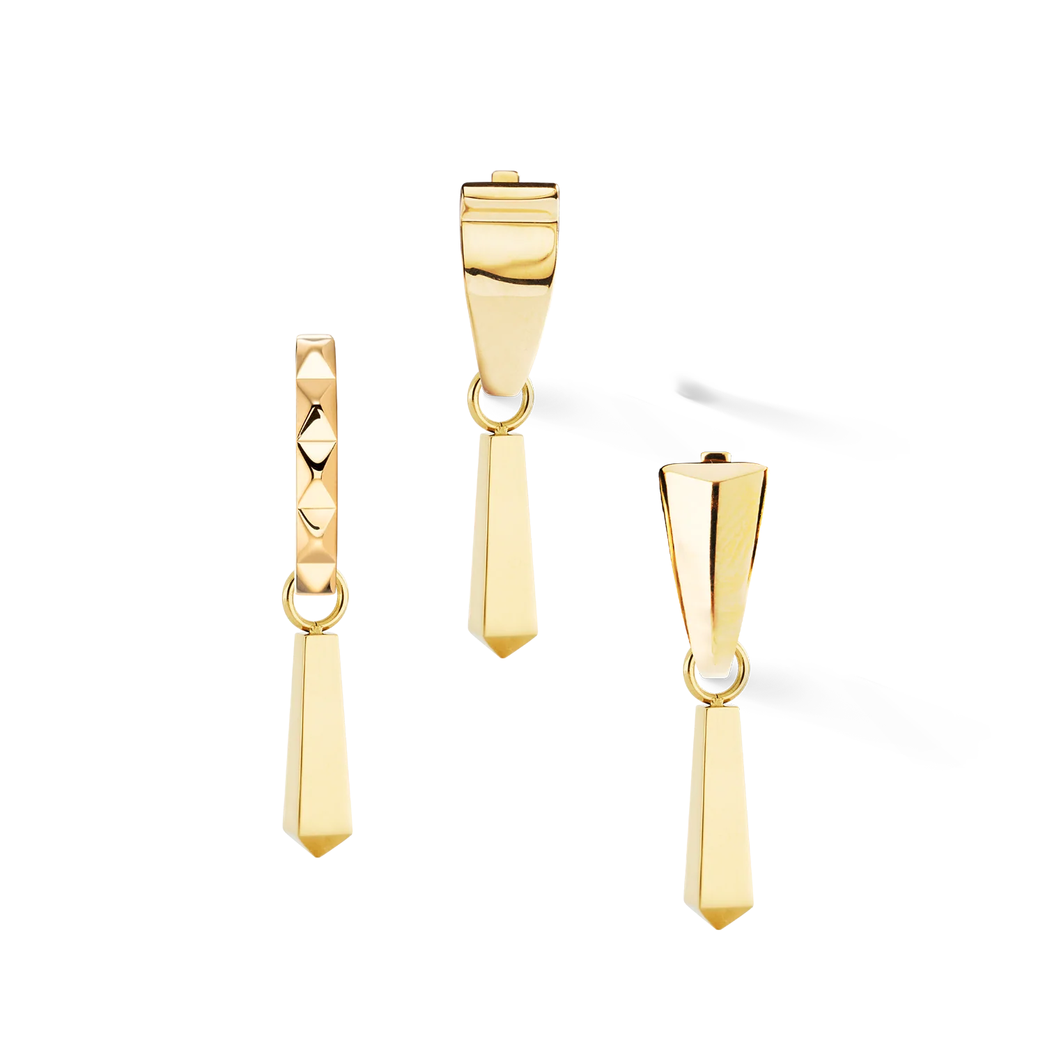 EAR ME UP Charm Obelisk Gold - Image 3