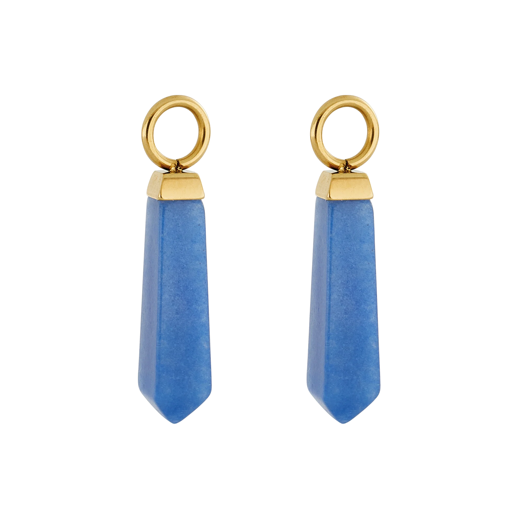 EAR ME UP Charm Obelisk Gold-Blue - Image 2