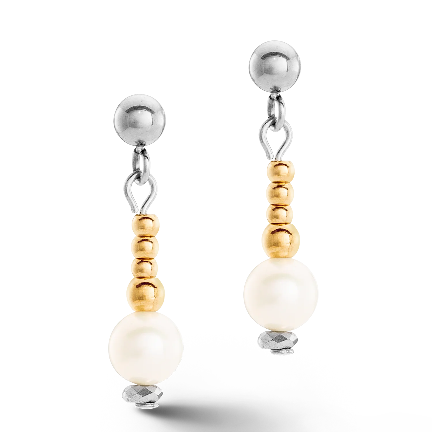 Earrings Classic Princess Freshwater Pearls Bicolour - Image 2