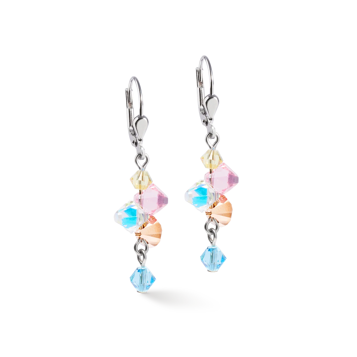 Earrings Dancing Crystals silver-pastel - Image 2