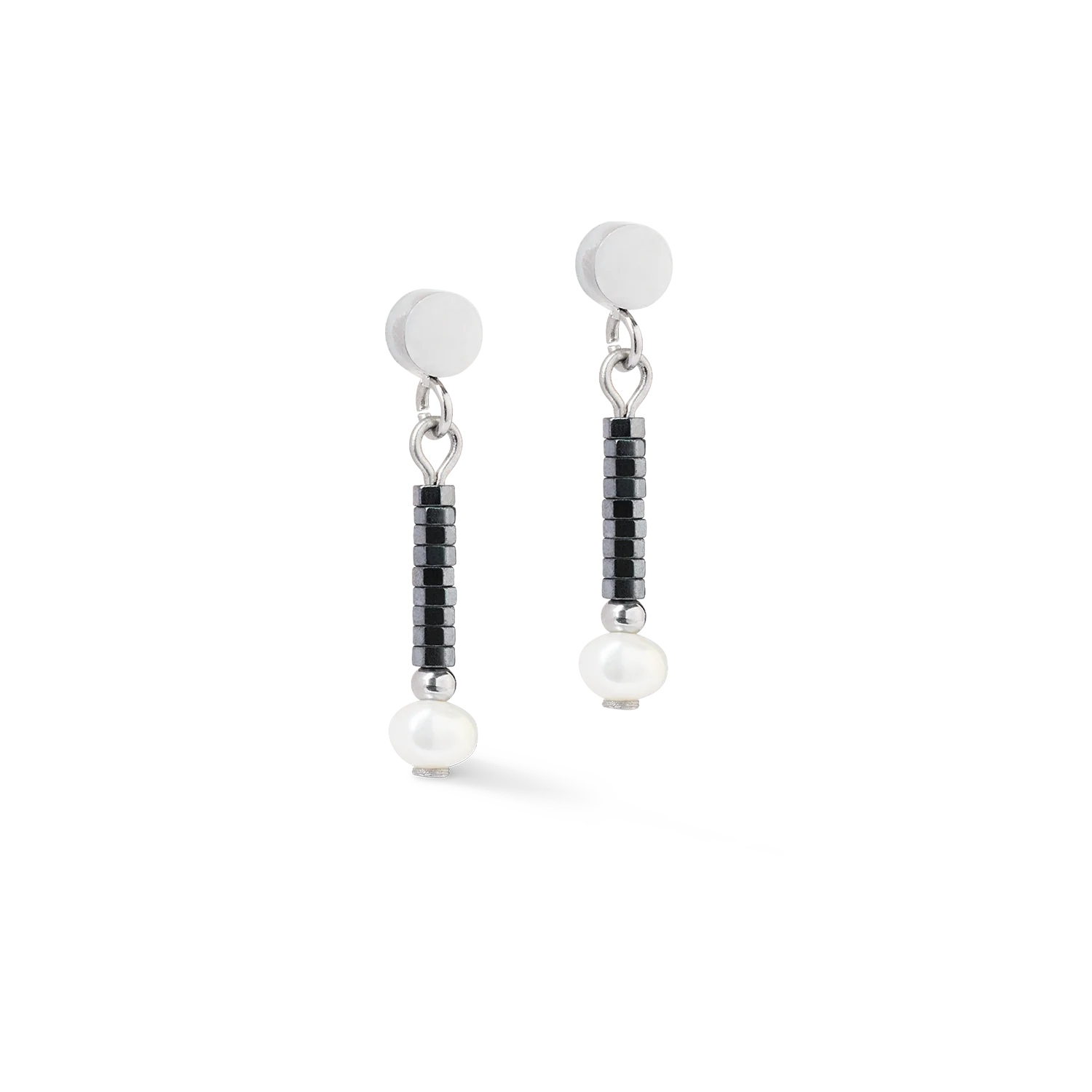 Earrings Edge & Grace anthracite-silver - Image 2