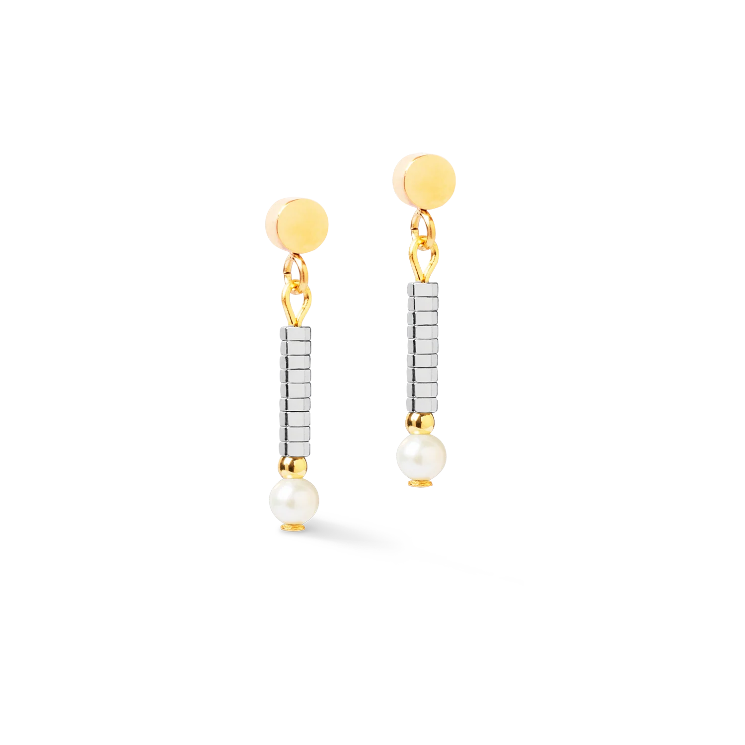 Earrings Edge & Grace silver-gold - Image 2