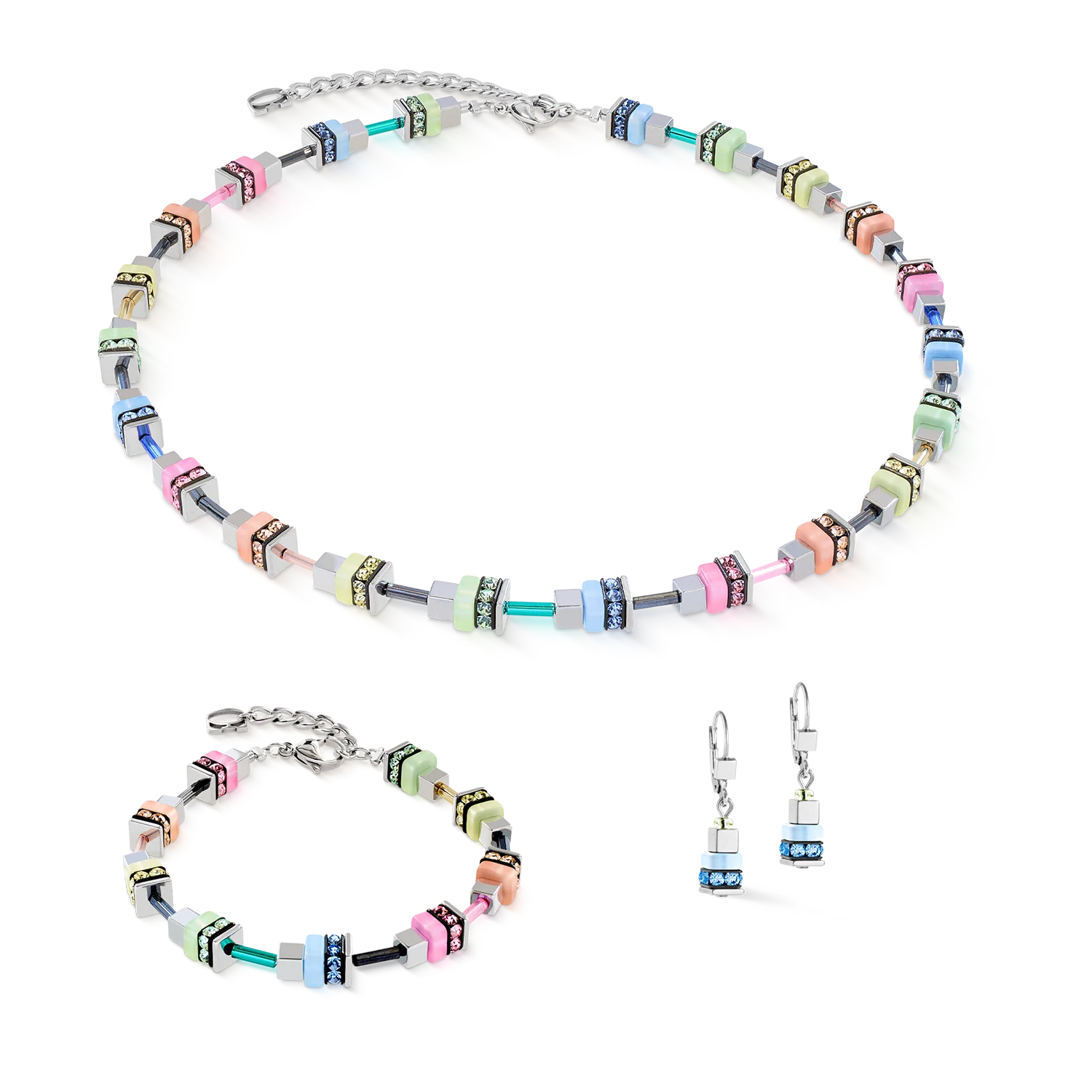 Earrings Fresh Sorbet Cube multicolour - Image 3