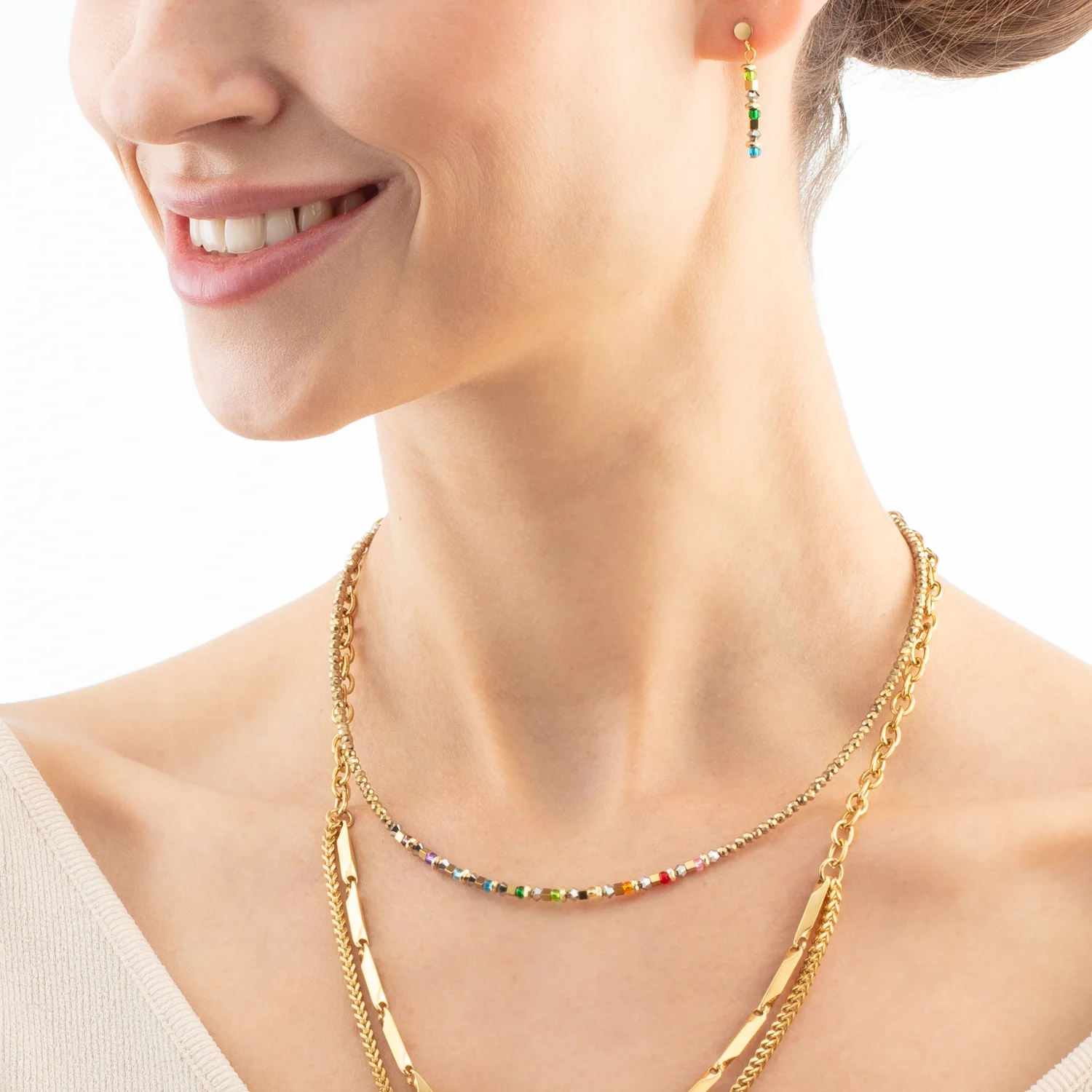 Earrings Golden Whisper Rainbow - Image 4