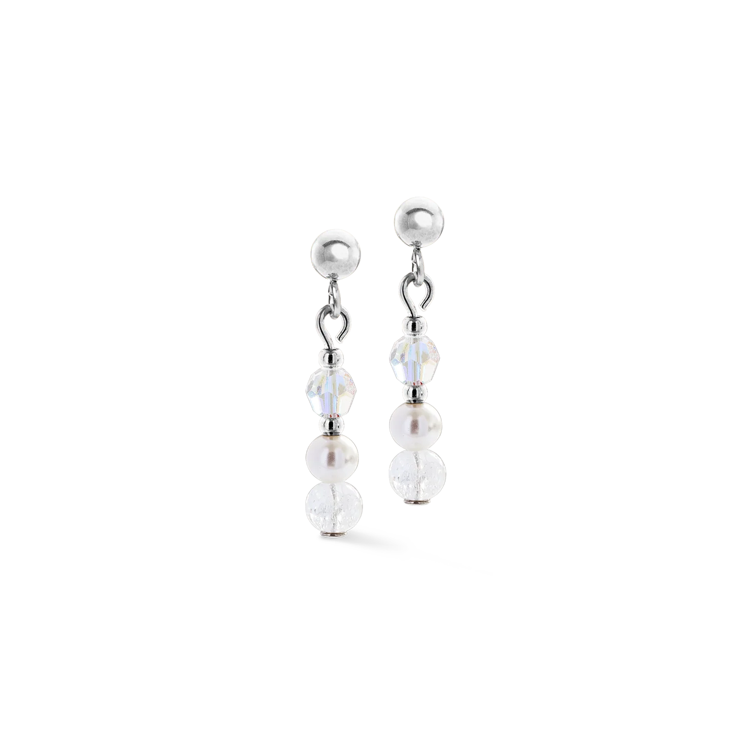 Earrings Princess Rhythm silver-white - Image 2