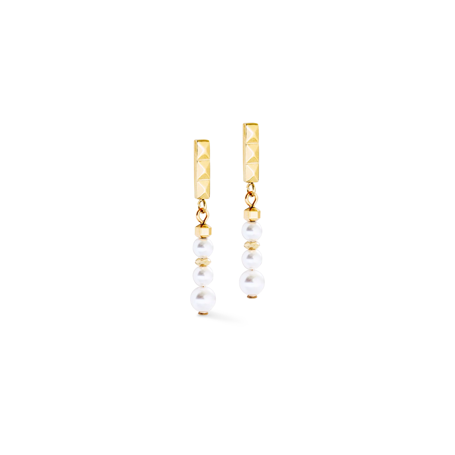 Earrings Princess Sunray gold-brown